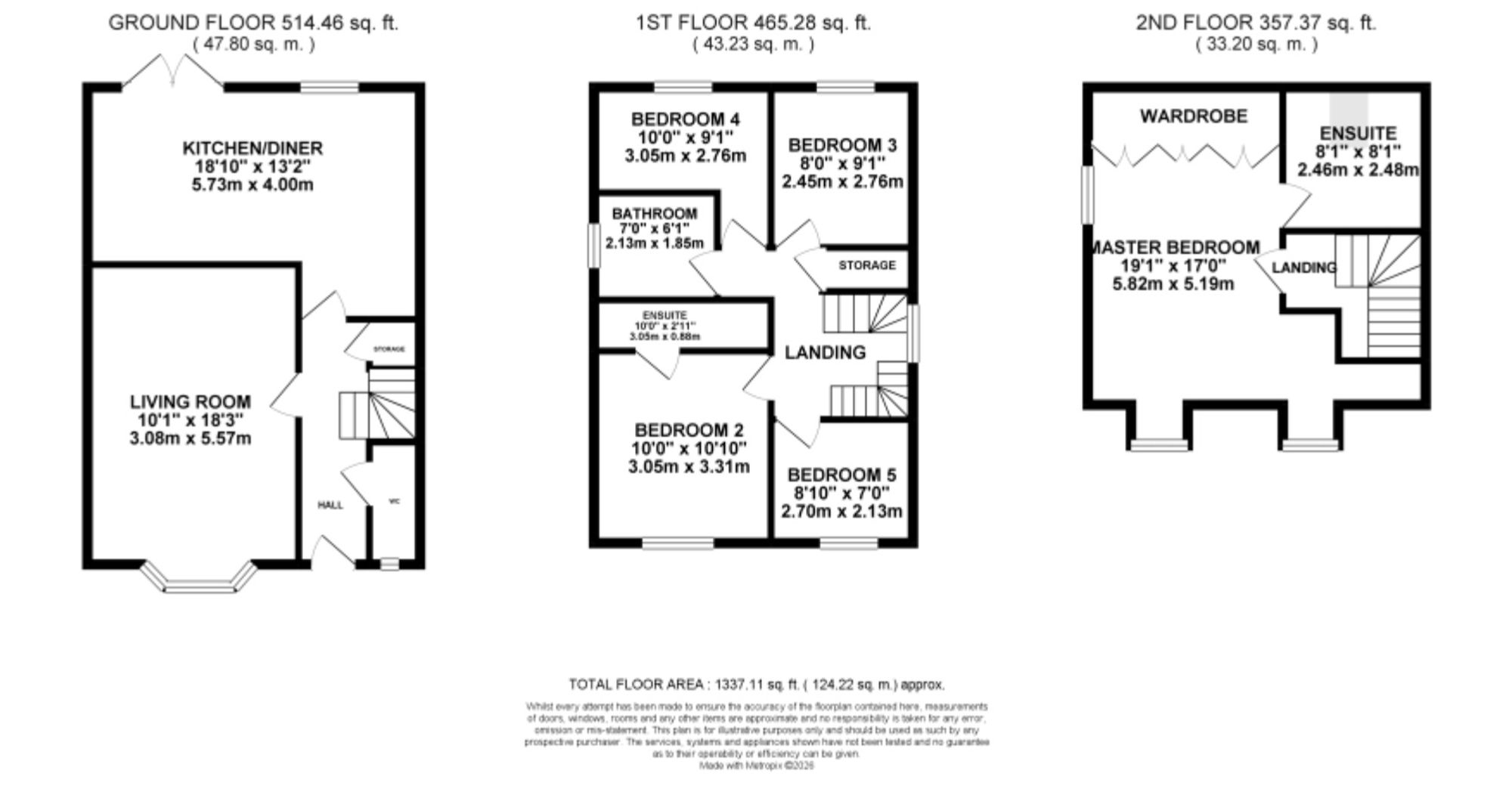 8 Teal Walk, Stafford floorplan