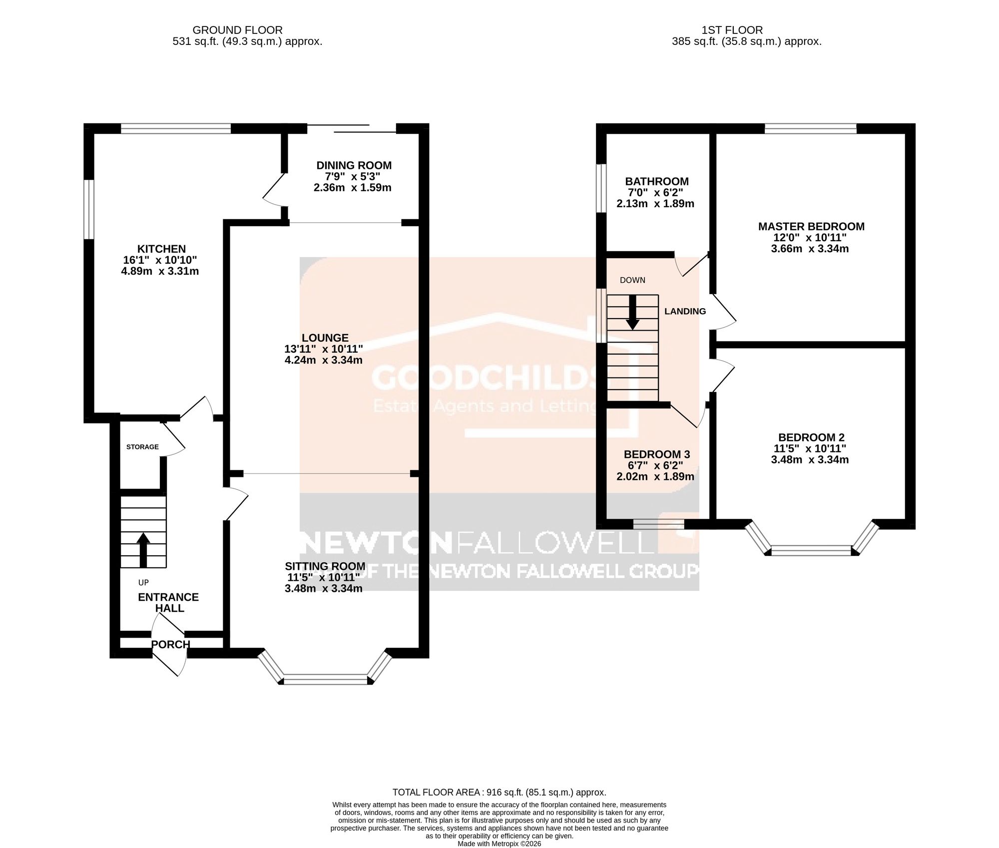62 Bank Hall Road, Stoke-On-Trent floorplan