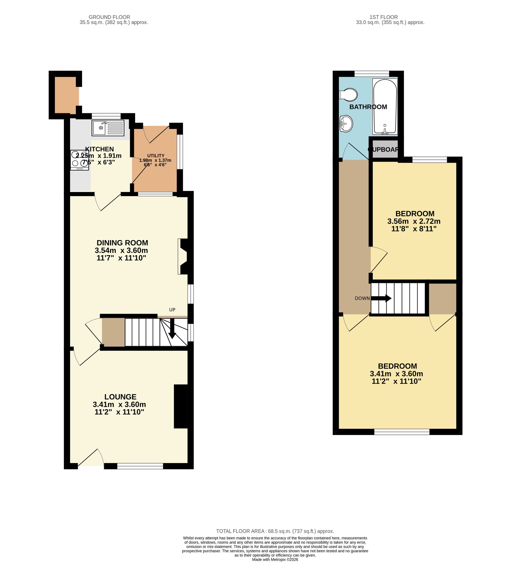 47 Victoria Avenue, Chesterfield floorplan