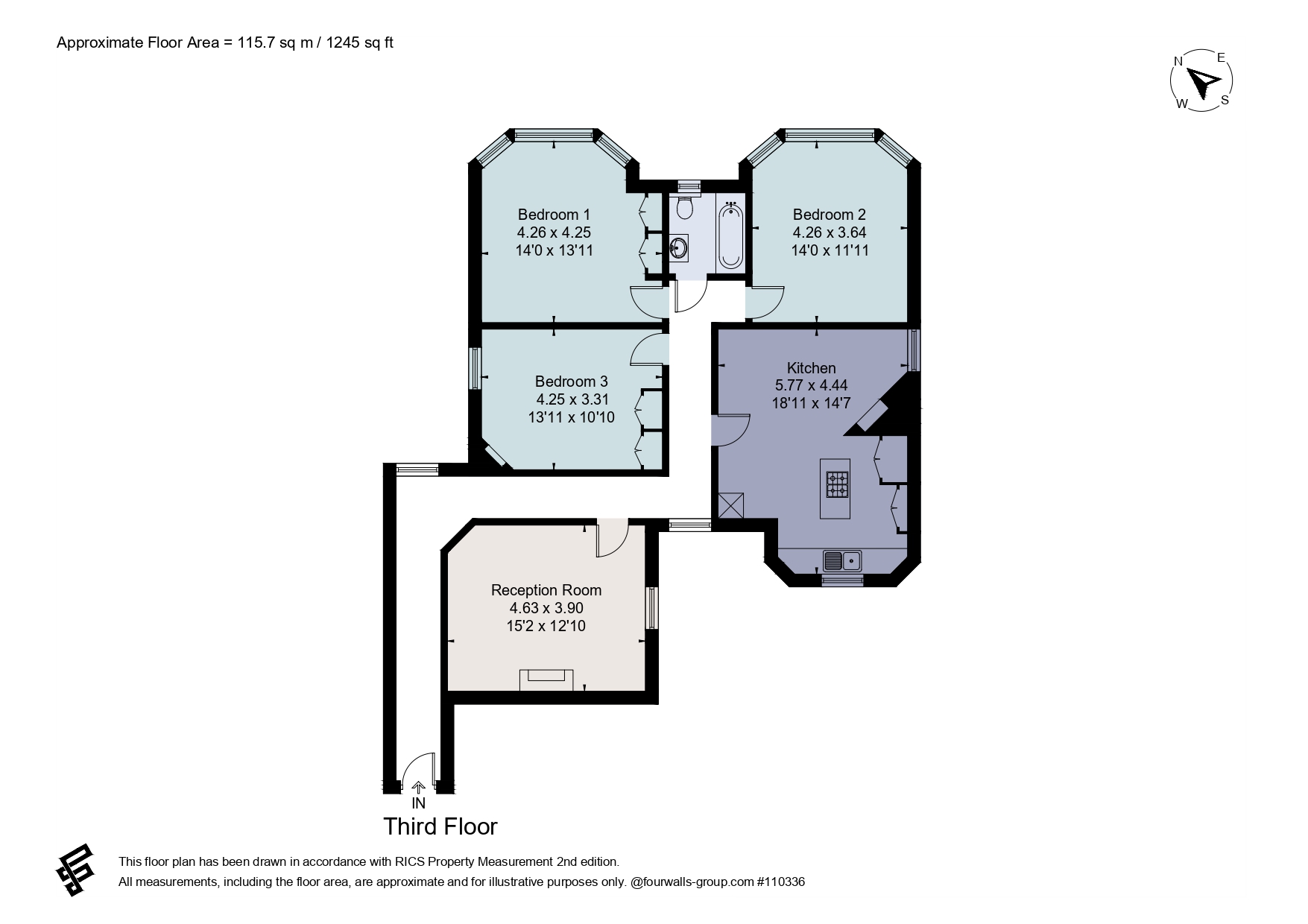 Victoria Mansions, Hammersmith and Fulham floorplan