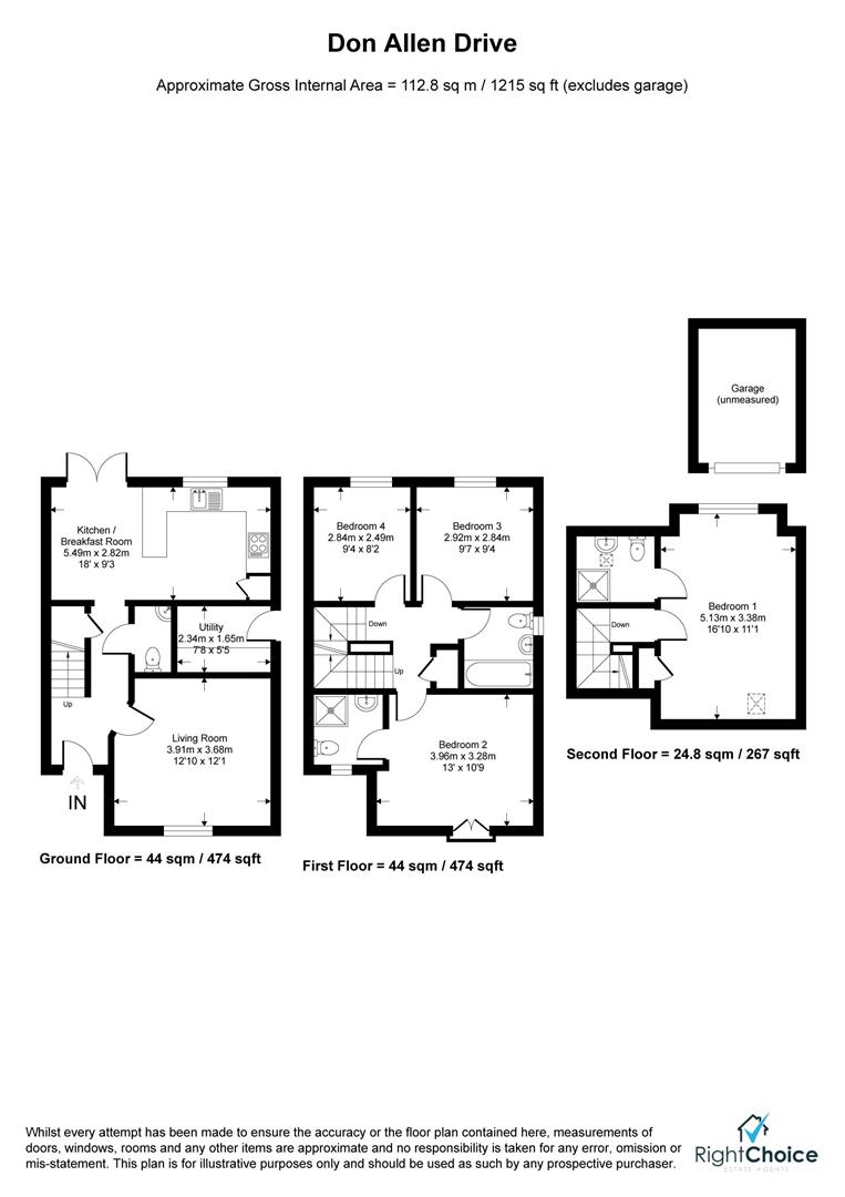 7, Don Allen Drive, Basingstoke floorplan
