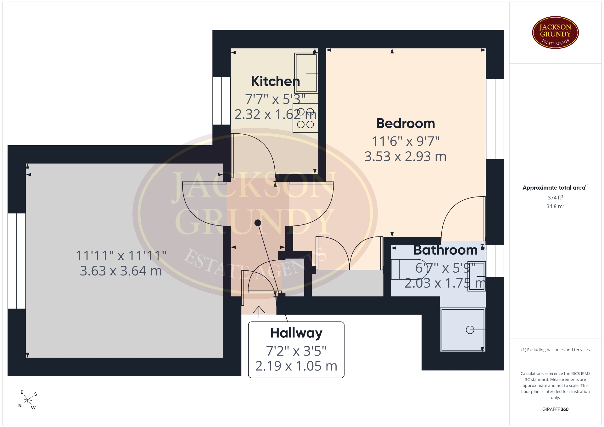 Flat 1 1A, Addison Road, Northampton floorplan