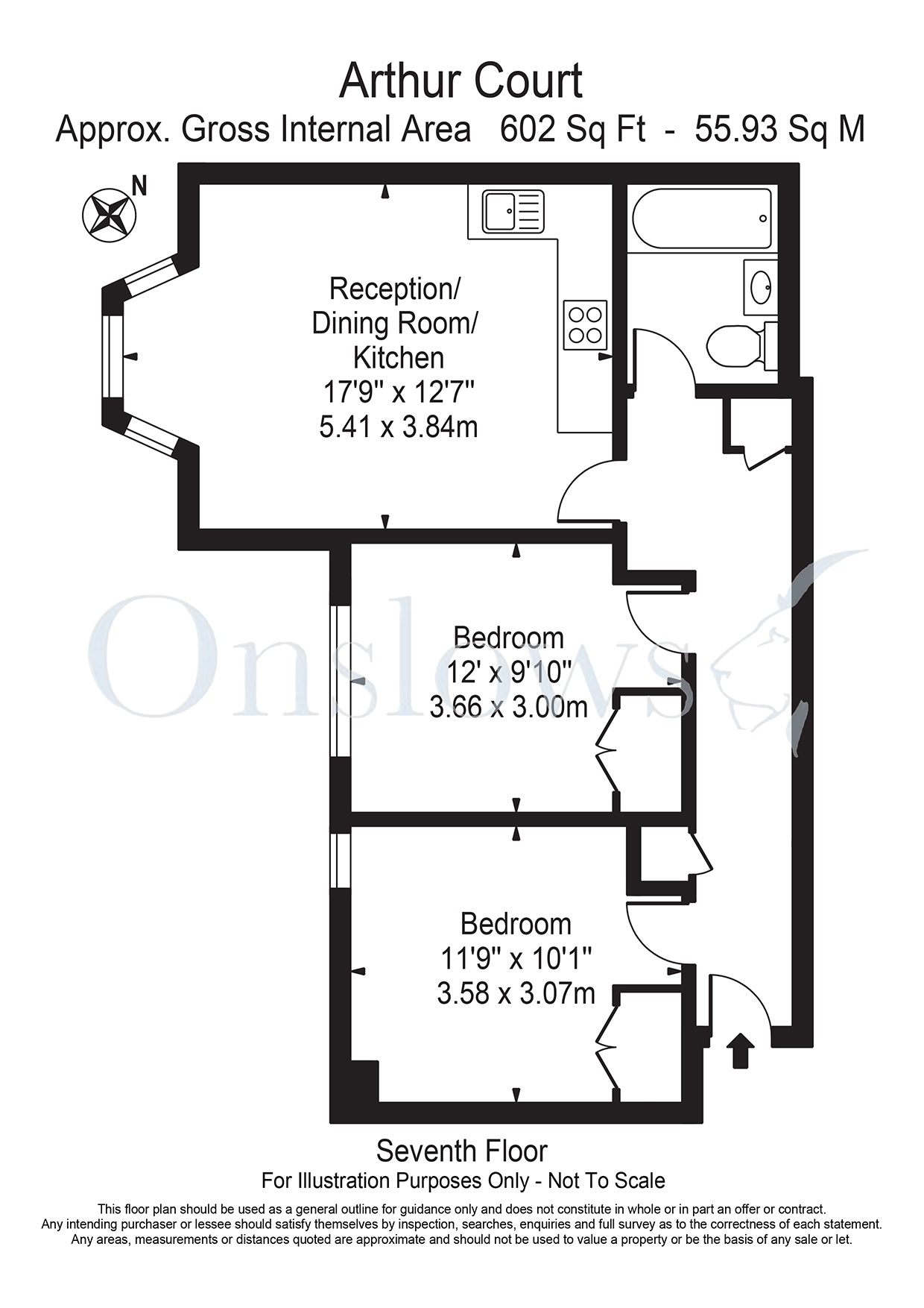 2 Bedrooms Flat for sale in Arthur Court, Queensway, London W2