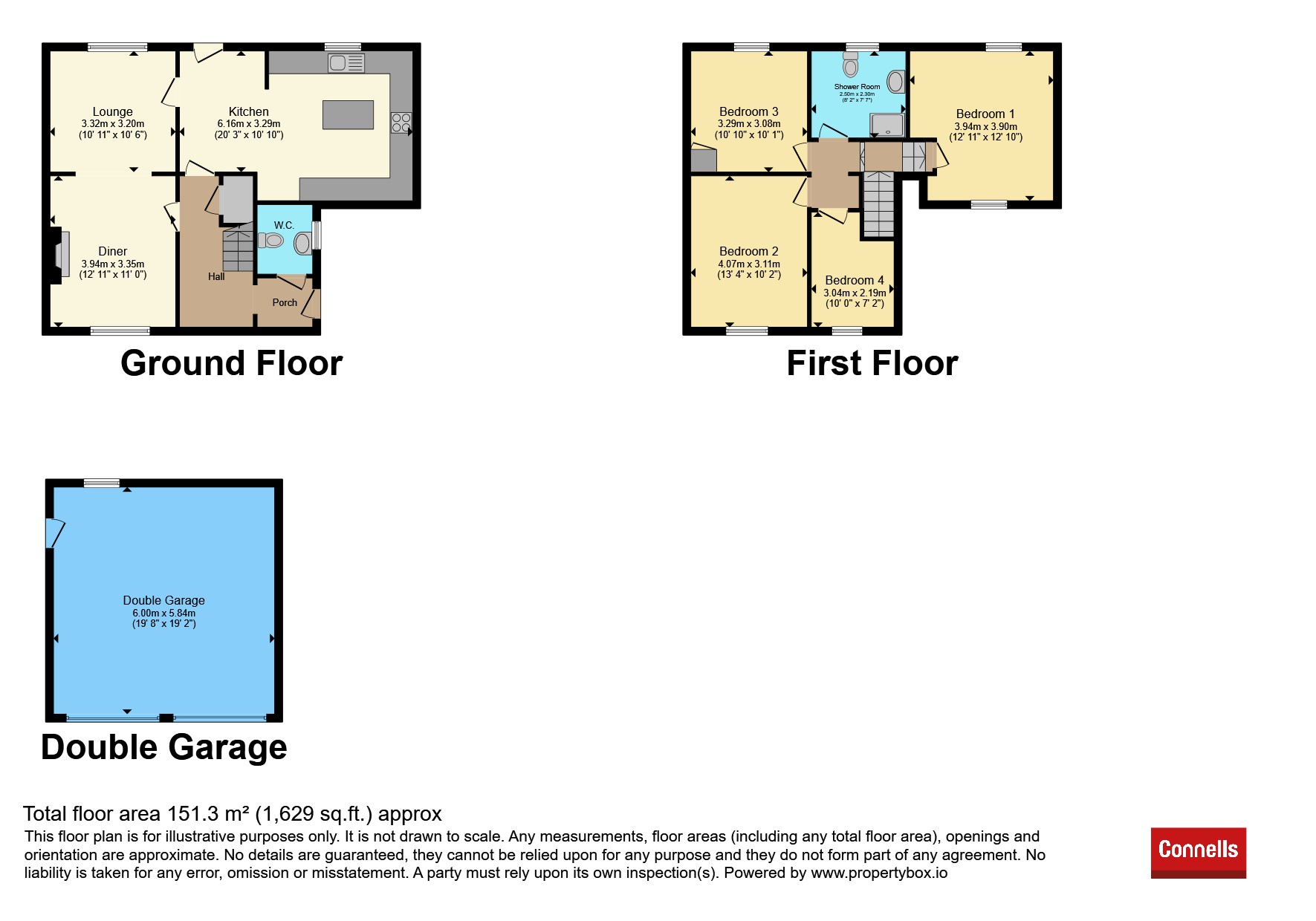 1, Seaton Avenue, Stafford floorplan