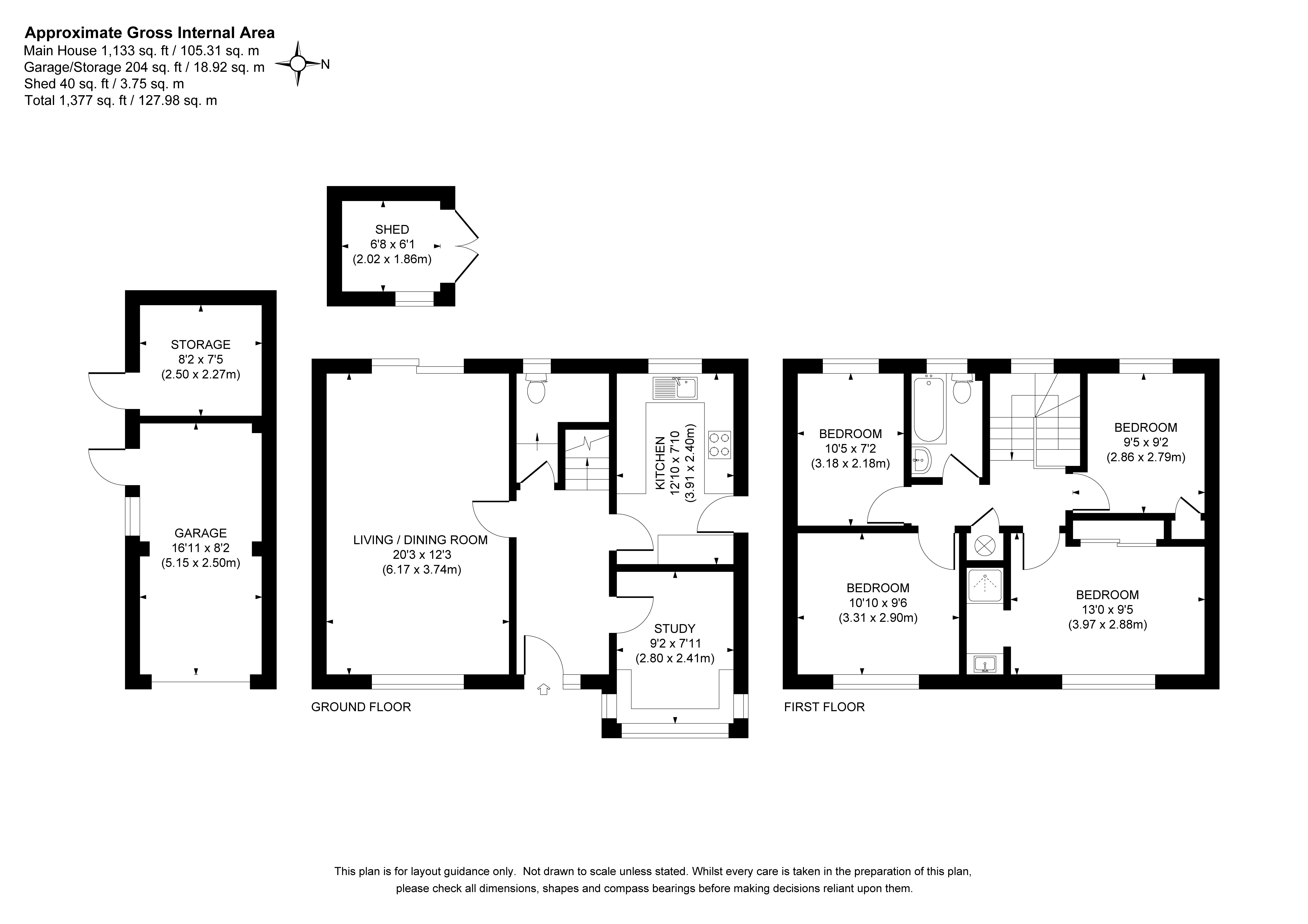 3, Brunswick Drive, Surrey floorplan