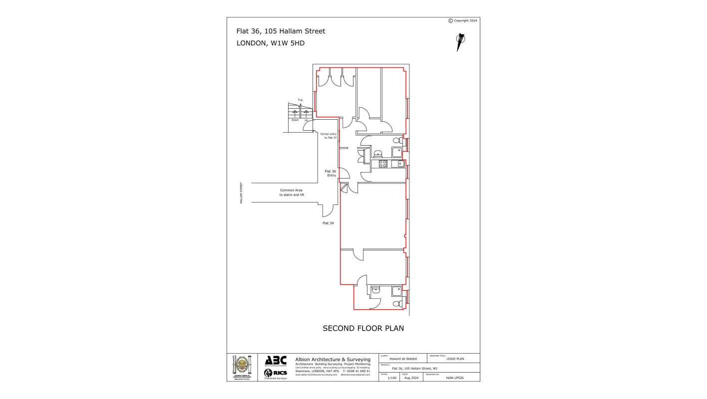 Hallam Street, London floorplan