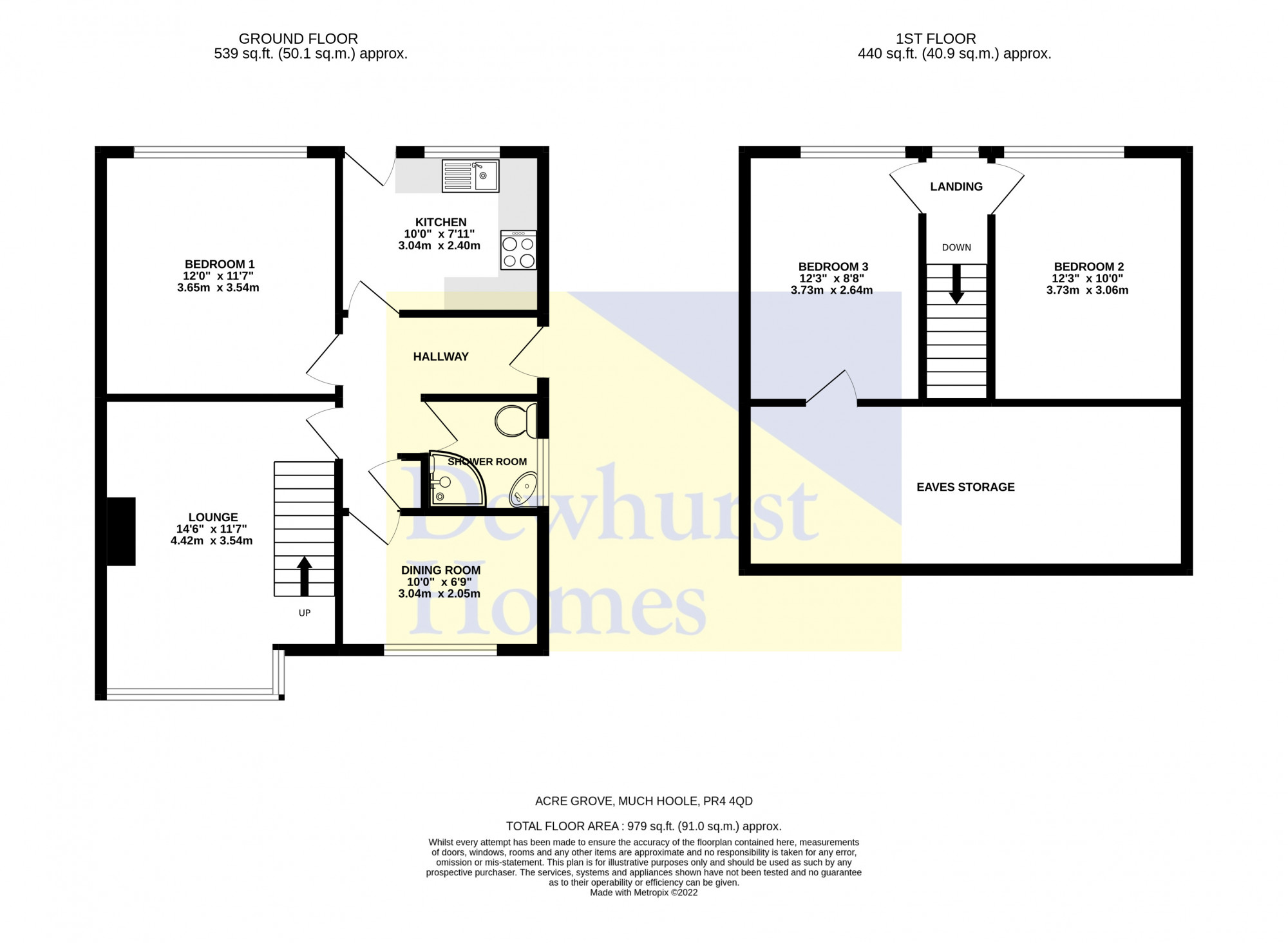 Acre Grove, Much Hoole PR4, 3 bedroom semidetached house for sale