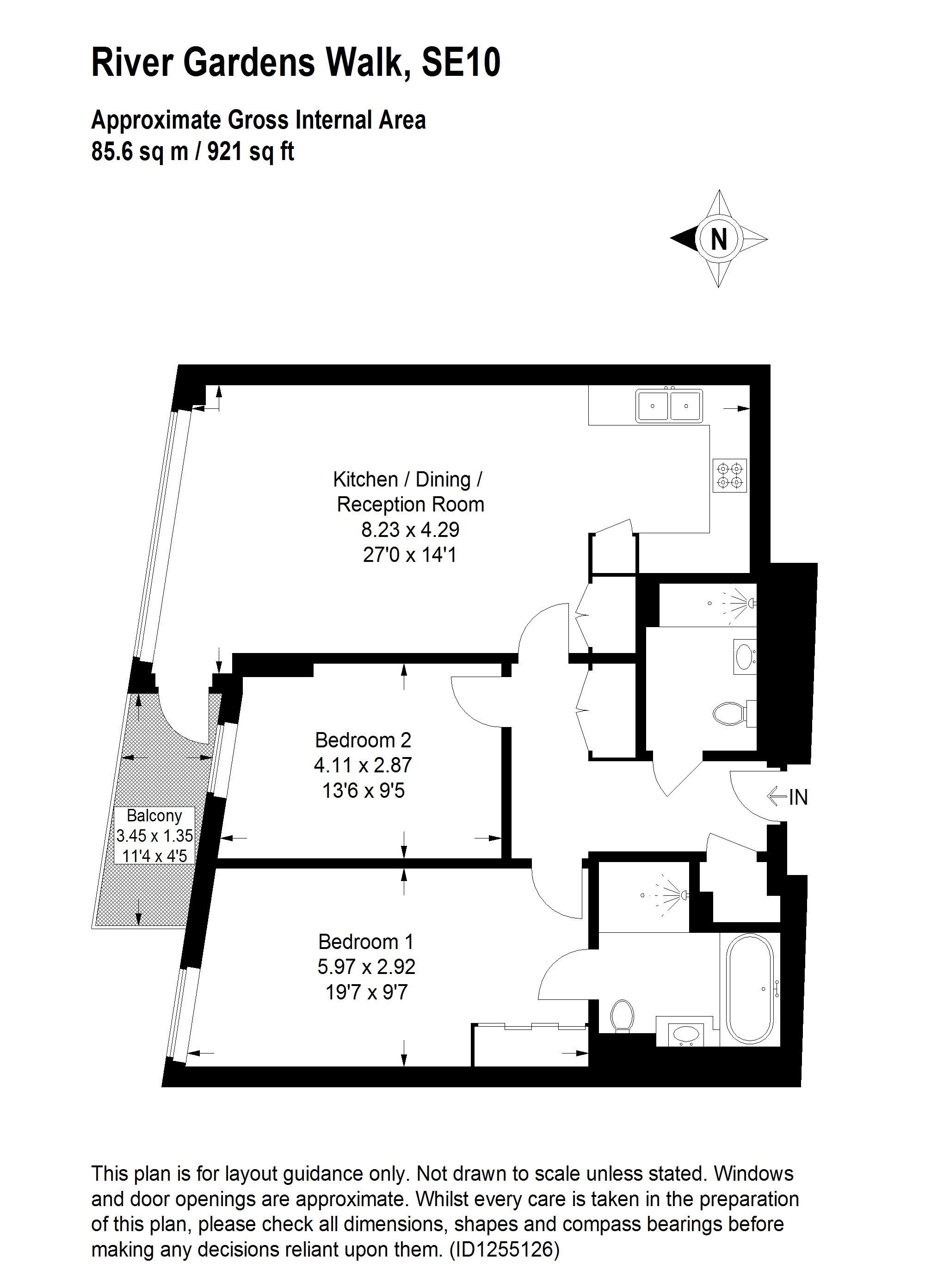 411, 411, Granite Apts, Greenwich floorplan