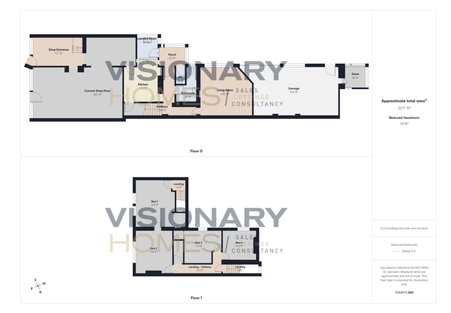 45, Rugeley Road, Burntwood floorplan