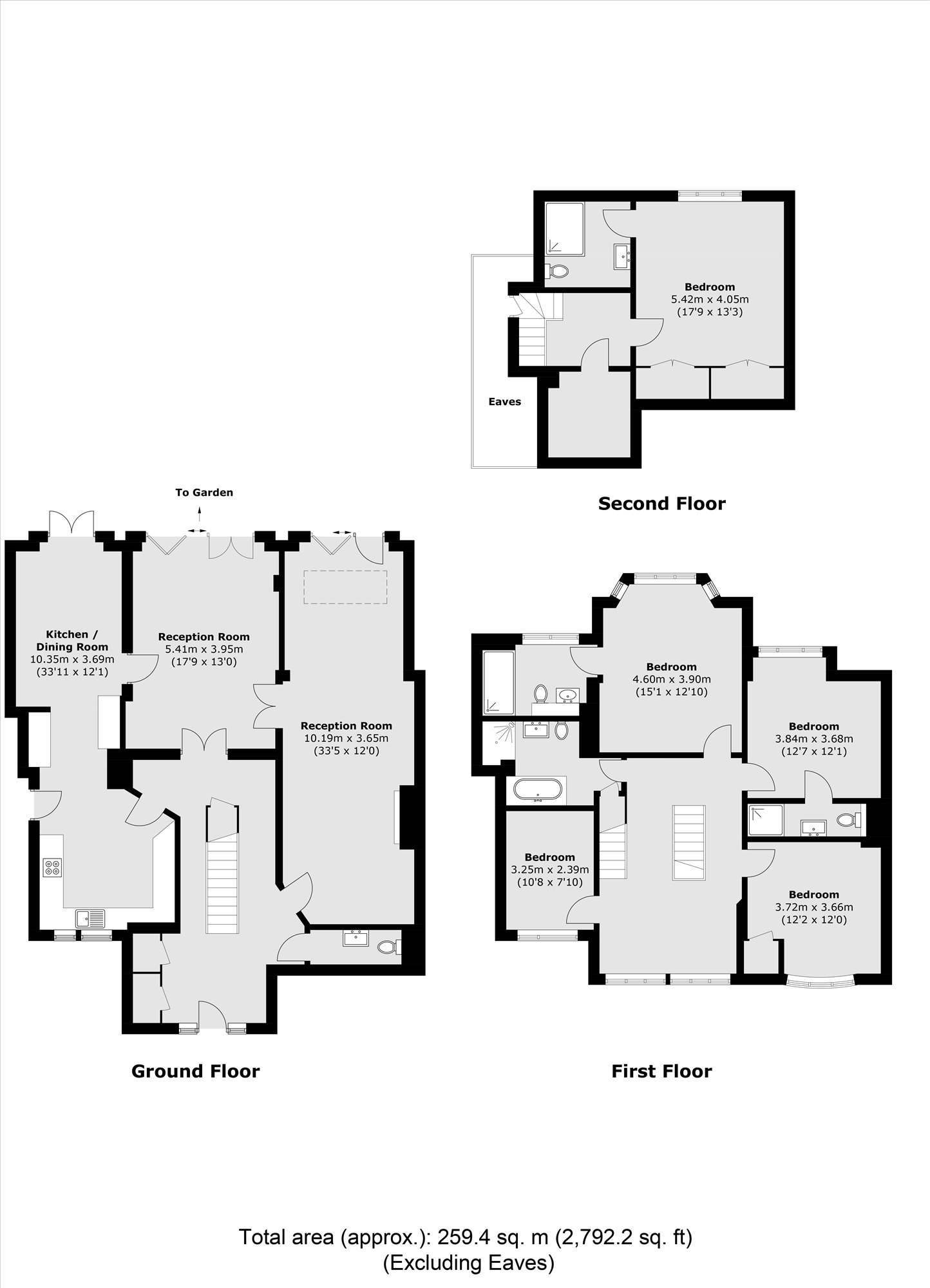 4, Stuart Avenue, London floorplan