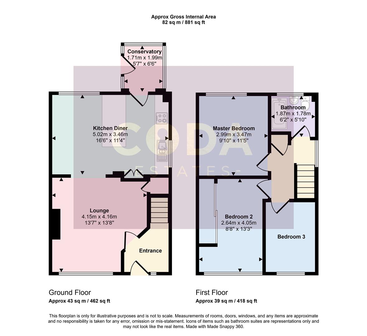 5, Old Aisle Road, Glasgow floorplan