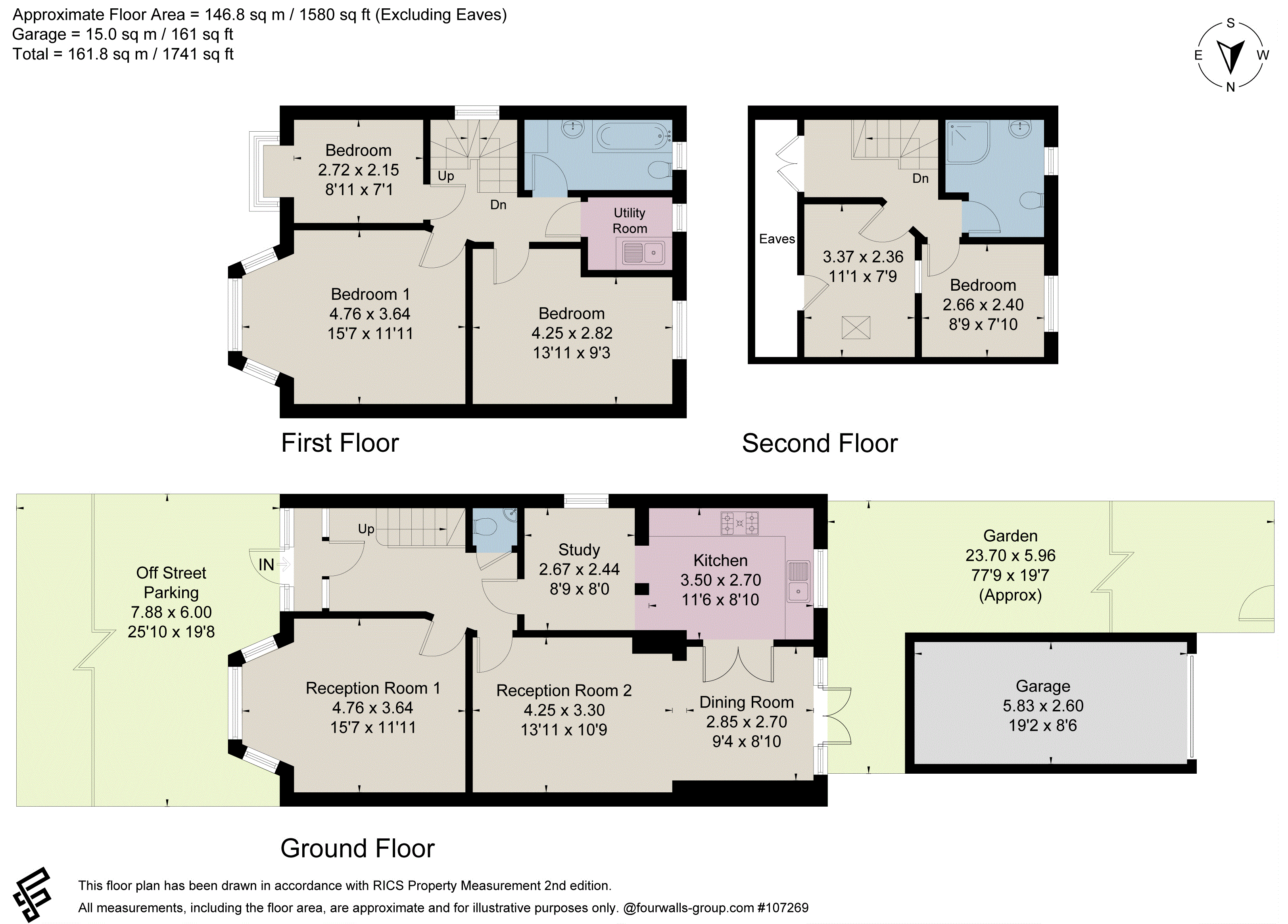 58, Windermere Avenue, London floorplan