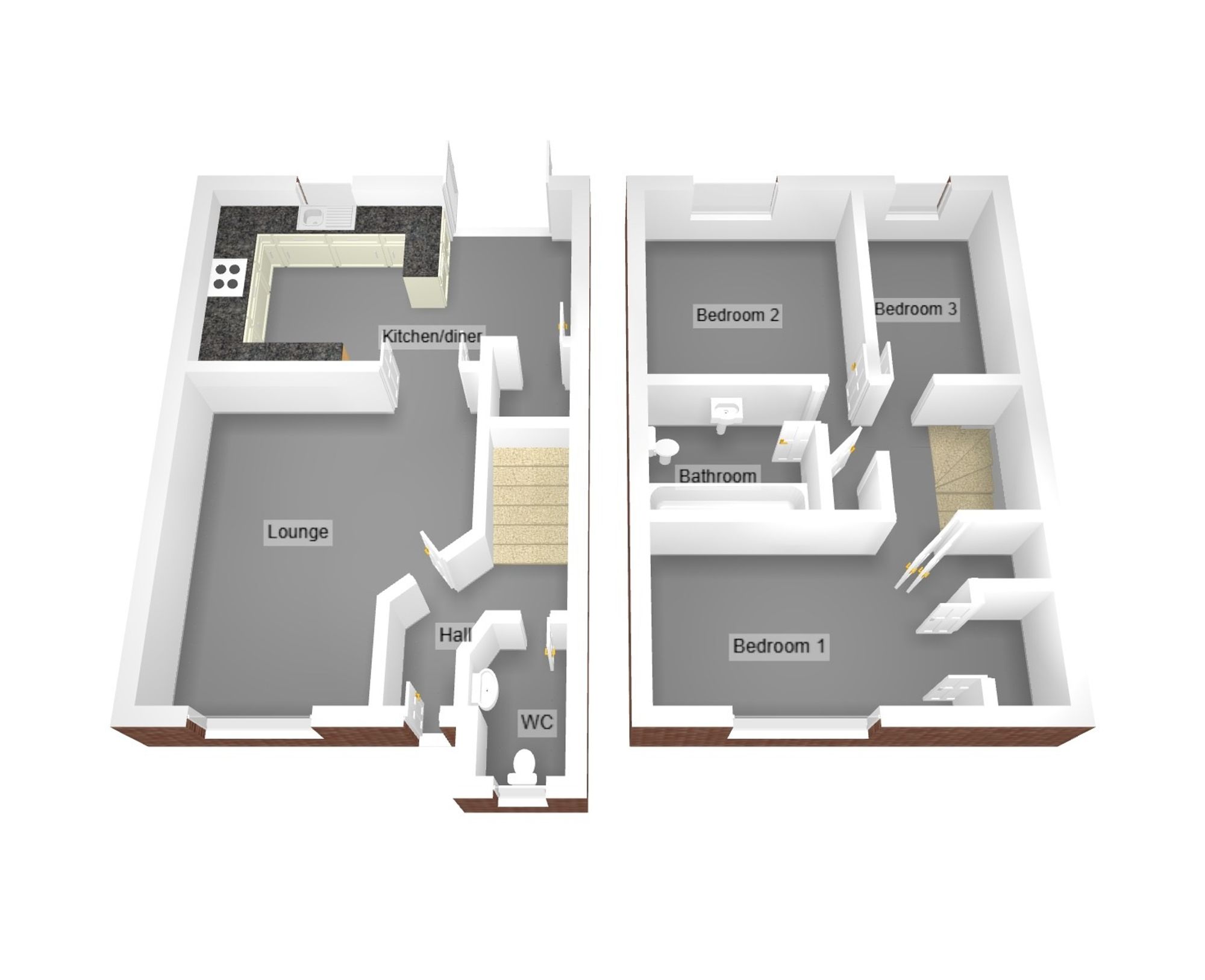 34 Banc Gelli Las, Bridgend floorplan