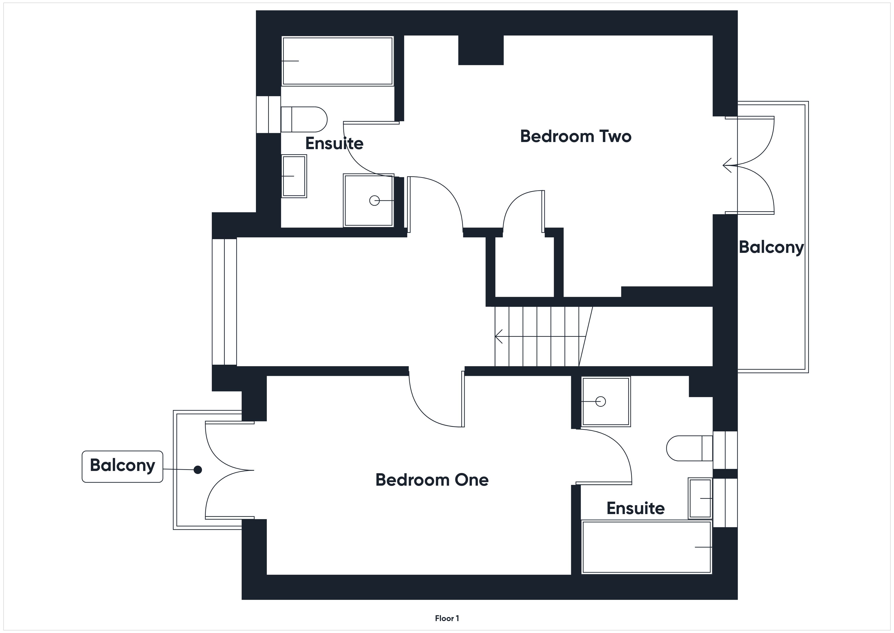 Venners, Bude floorplan