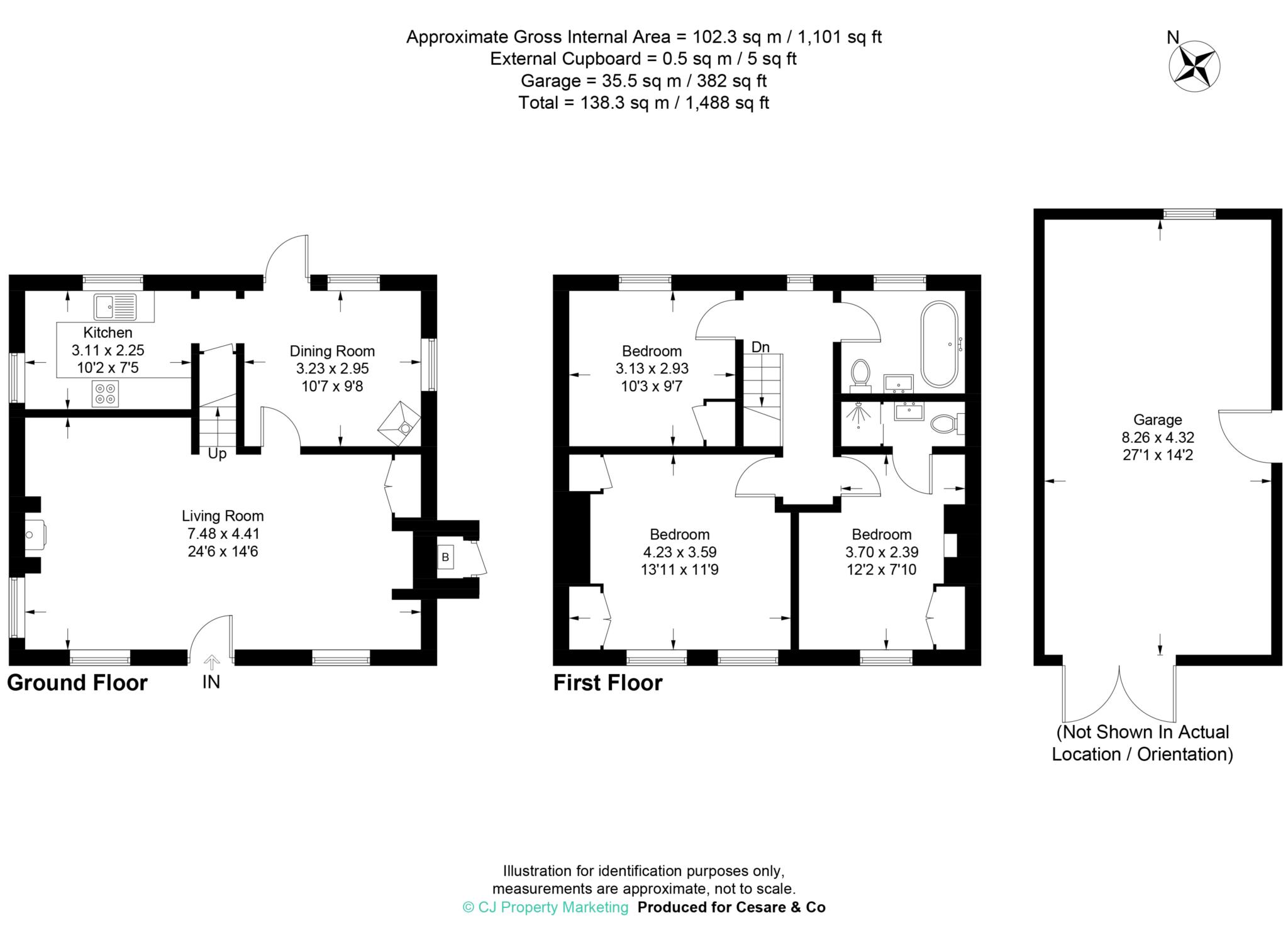 Woodbine Cottage, Great Gap, Leighton Buzzard floorplan