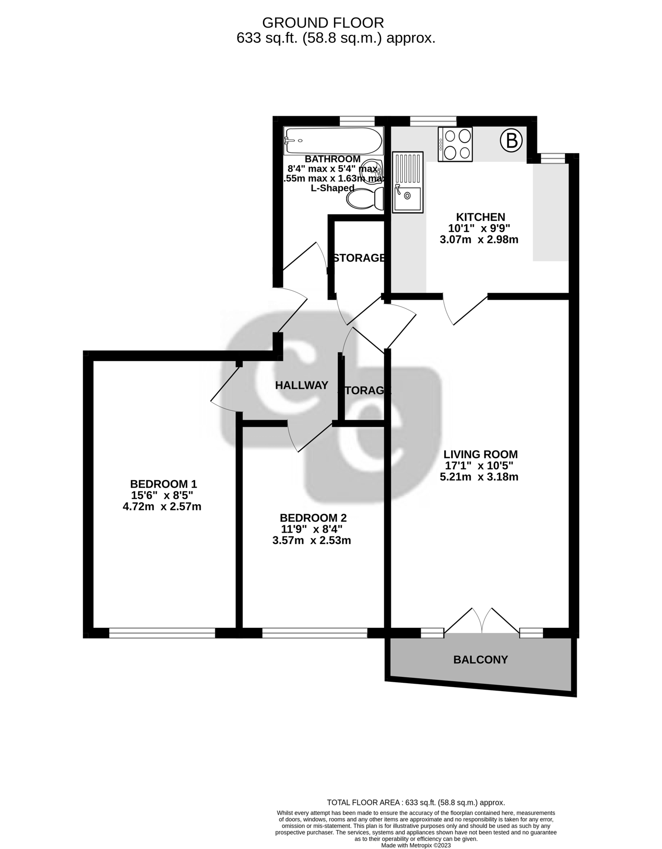 114, Francis Road, Harrow floorplan