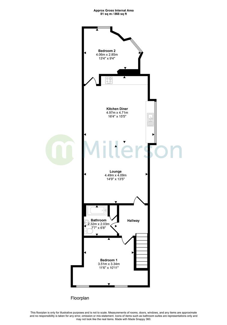 Santa Maria, The Old Chapel Trevarthian Road, St Austell floorplan