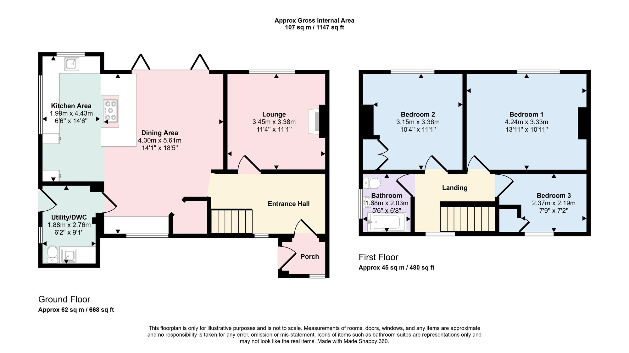 17 The Circle, Fareham floorplan