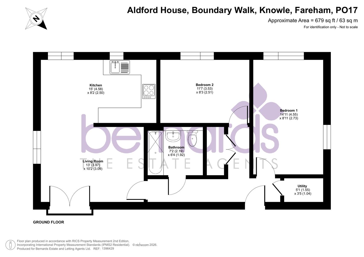Aldford House, Boundary Walk, Knowle, Fareham floorplan