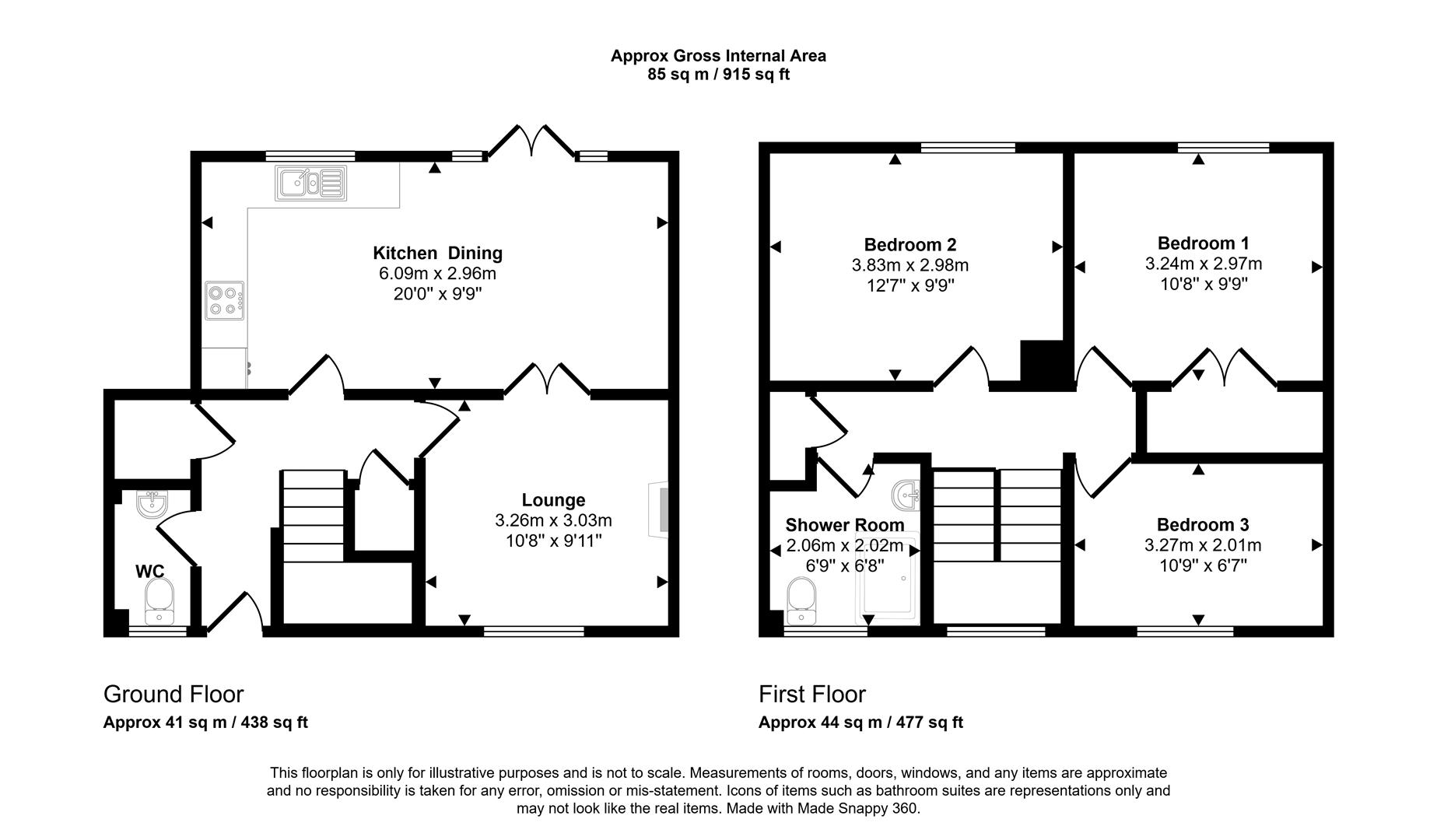 Hazlebarrow Road, Sheffield floorplan