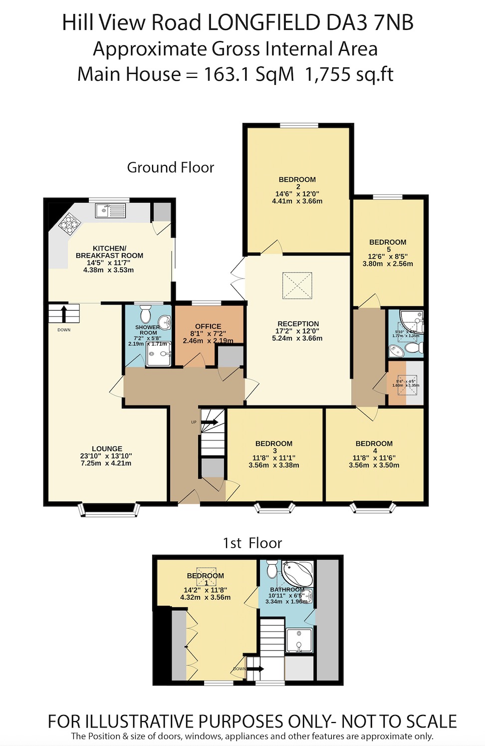 23 Hill View Road, Longfield, Kent floorplan
