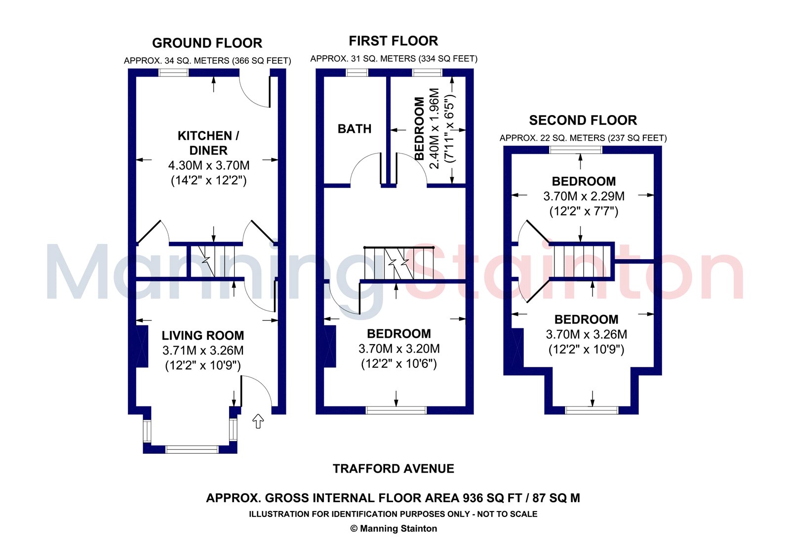 6, Trafford Avenue, West Yorkshire floorplan