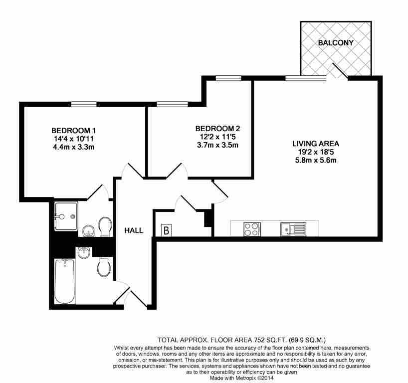 2 Bedrooms Flat to rent in Rowlock House, Trout Road, West Drayton UB7