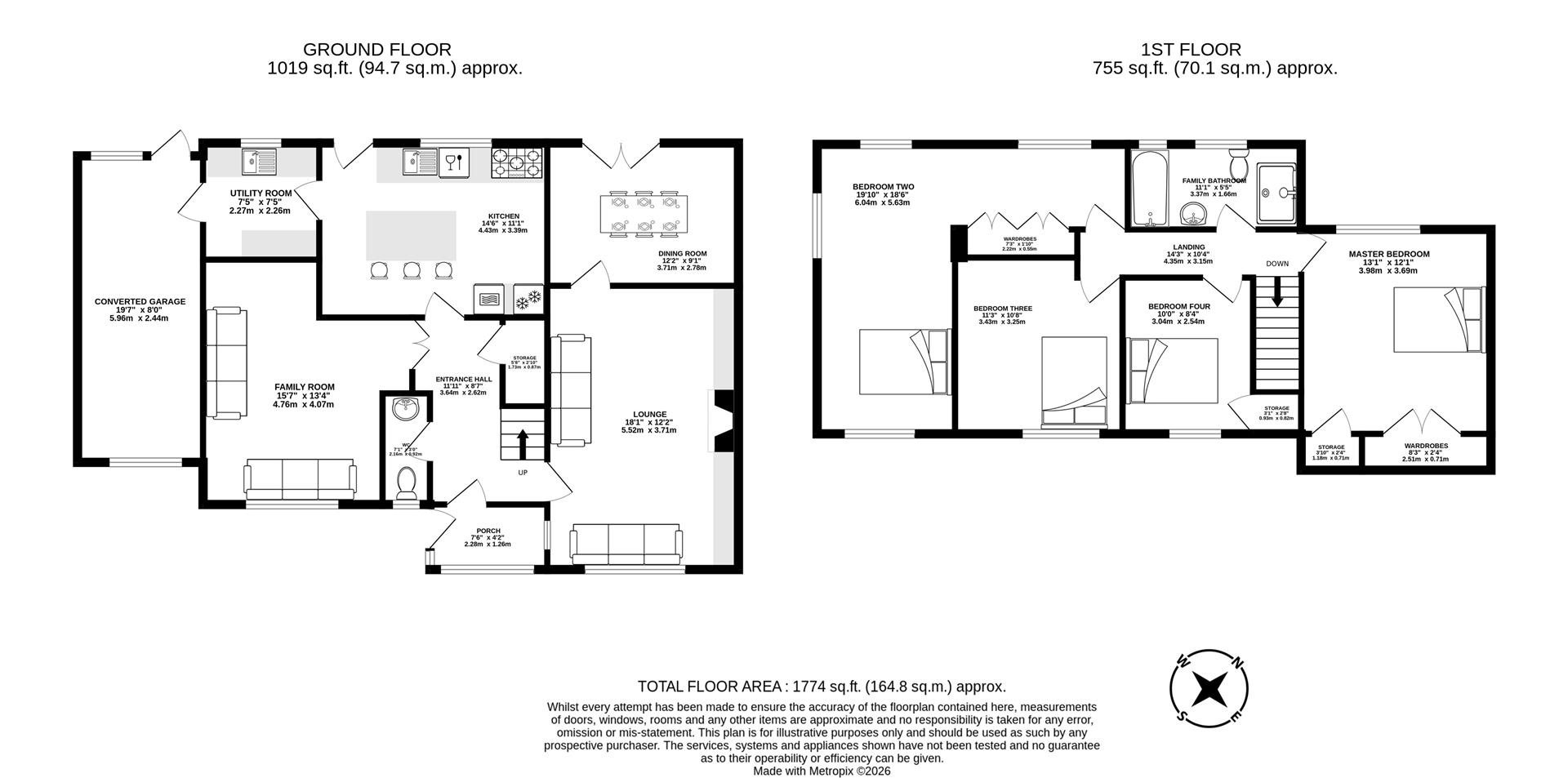 244, Heys Lane, Blackburn floorplan