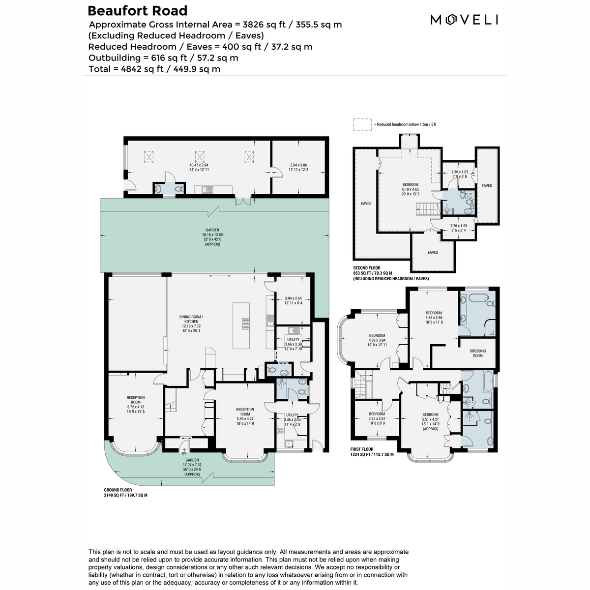 48, Beaufort Road, London floorplan