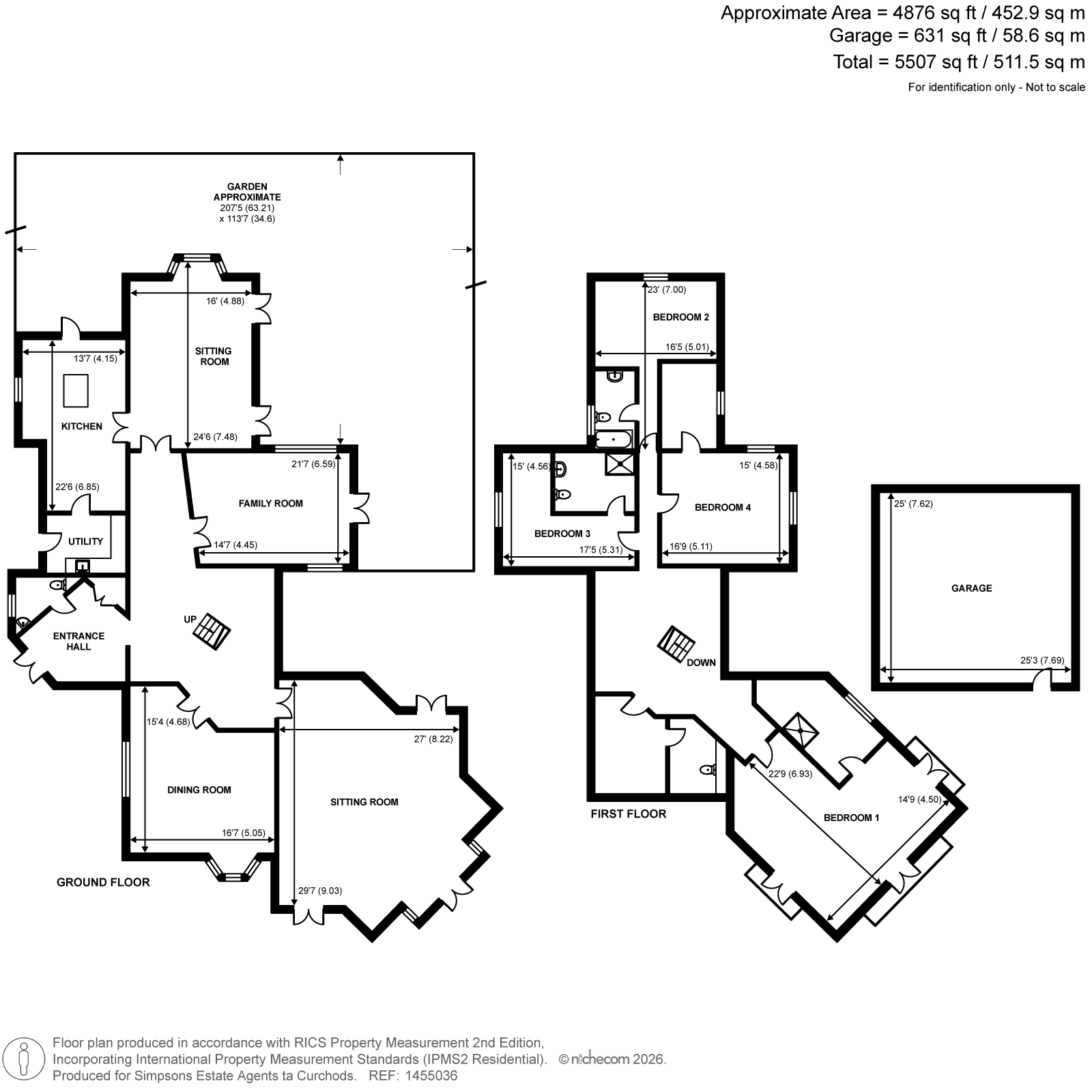 South Lodge,, Burhill Estate, Hersham floorplan