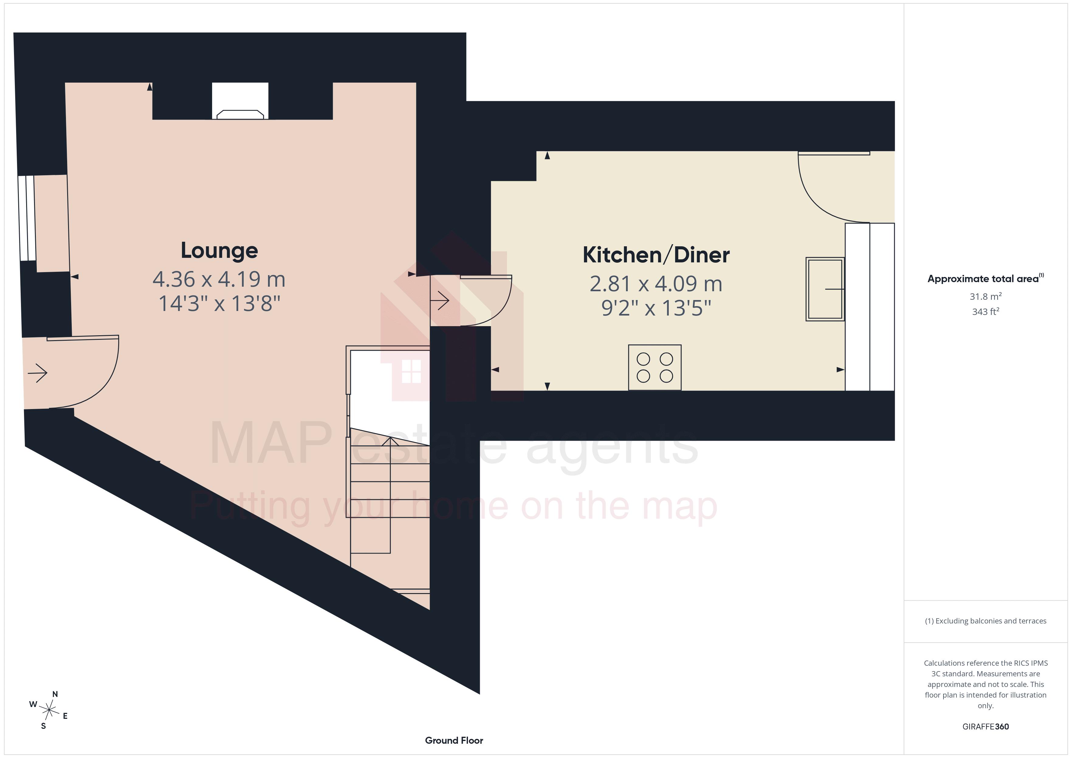 4, Chapel Street, Redruth floorplan