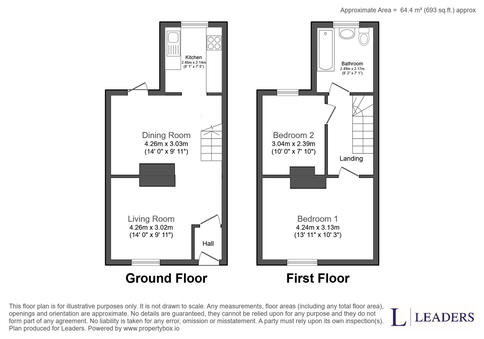 22, Wick Lane, Christchurch floorplan