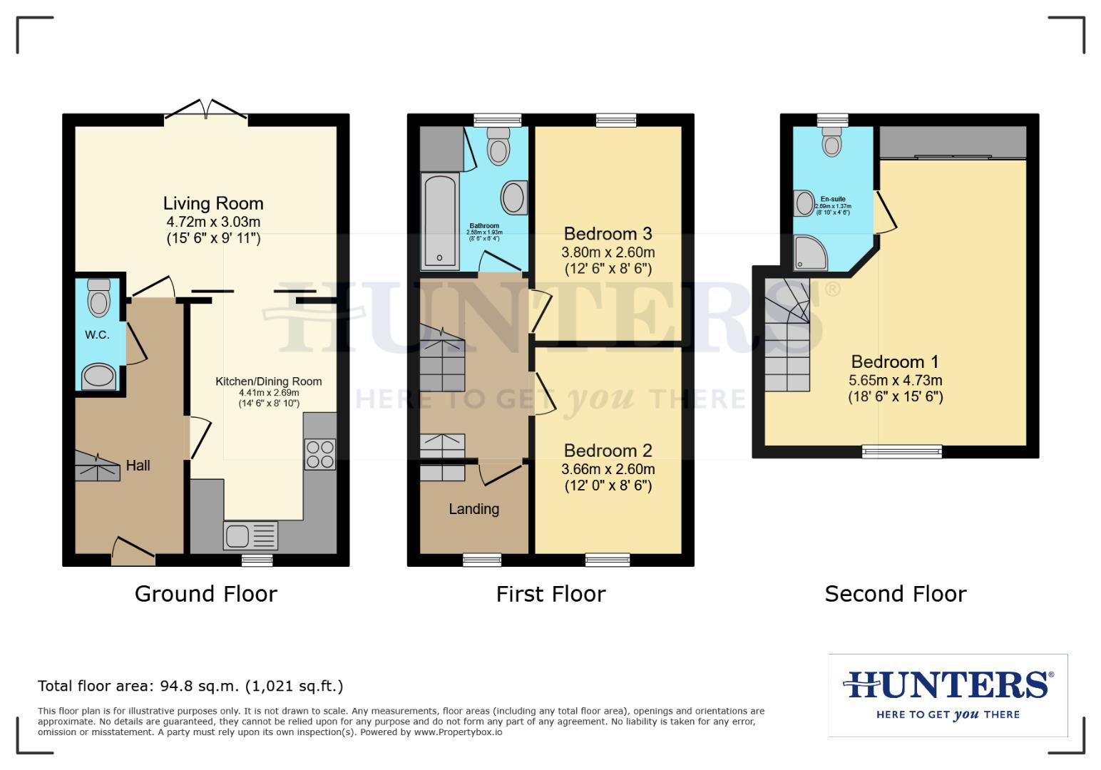 10, Melville Drive, Castleford floorplan