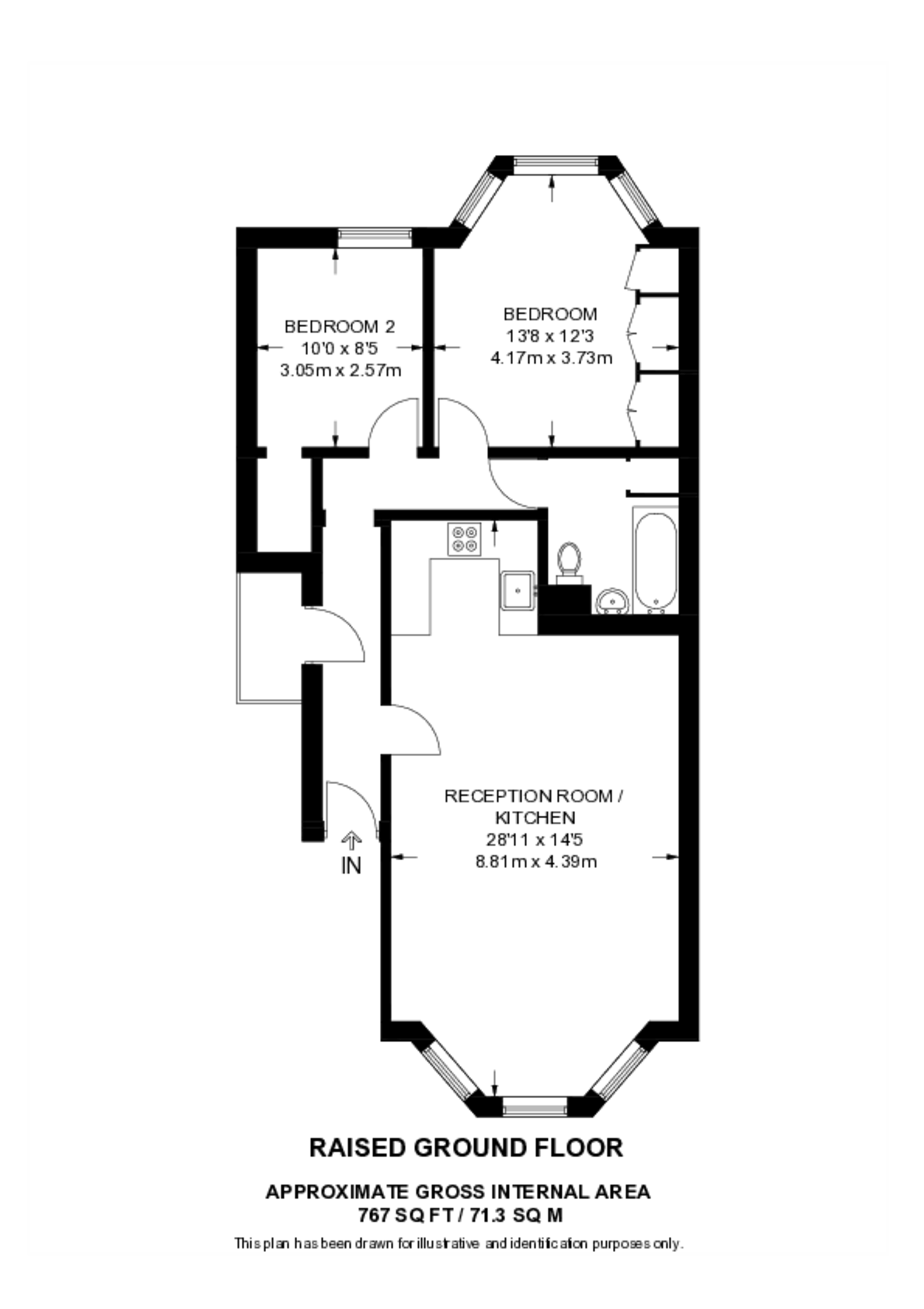Sinclair Road, Brook Green floorplan