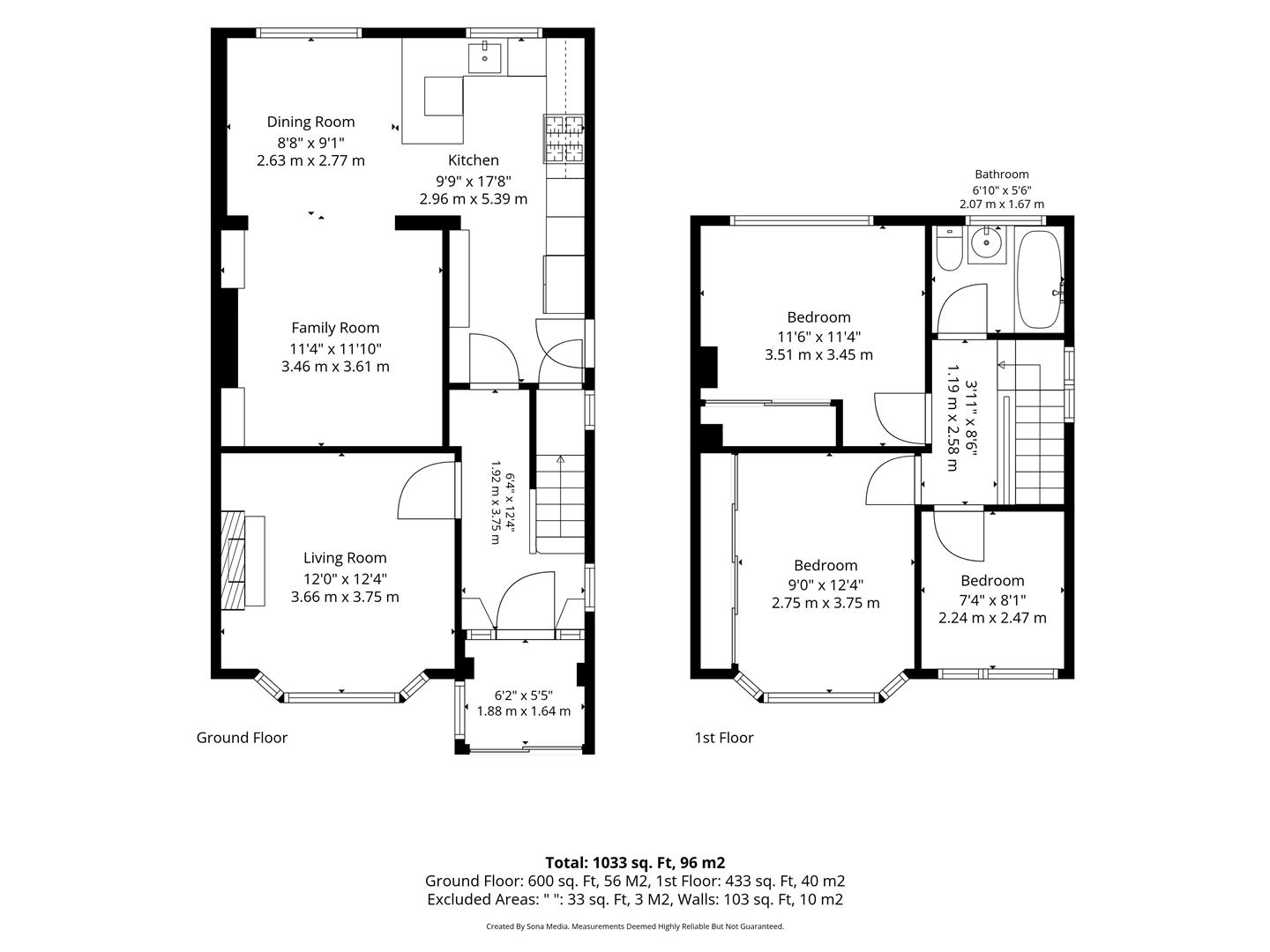 Derwent Close, Rainhill floorplan