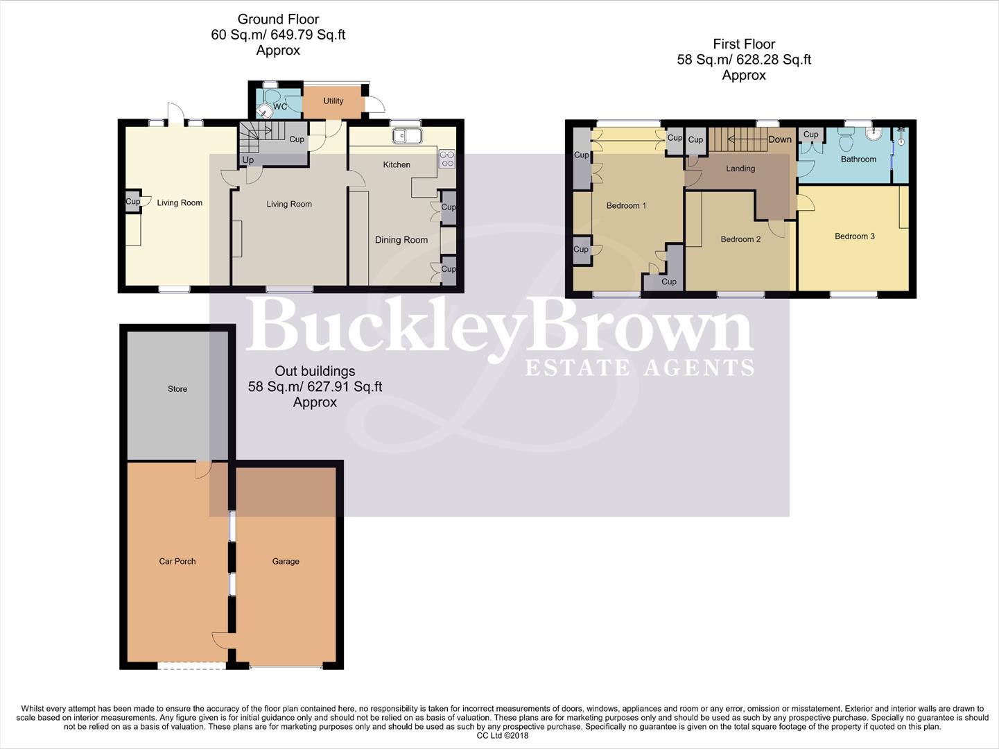 Honeysuckle Cottage, Gorsethorpe Cottages, Mansfield floorplan
