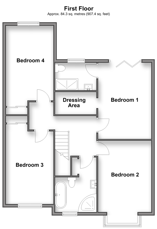 Clatterford Road, Newport floorplan