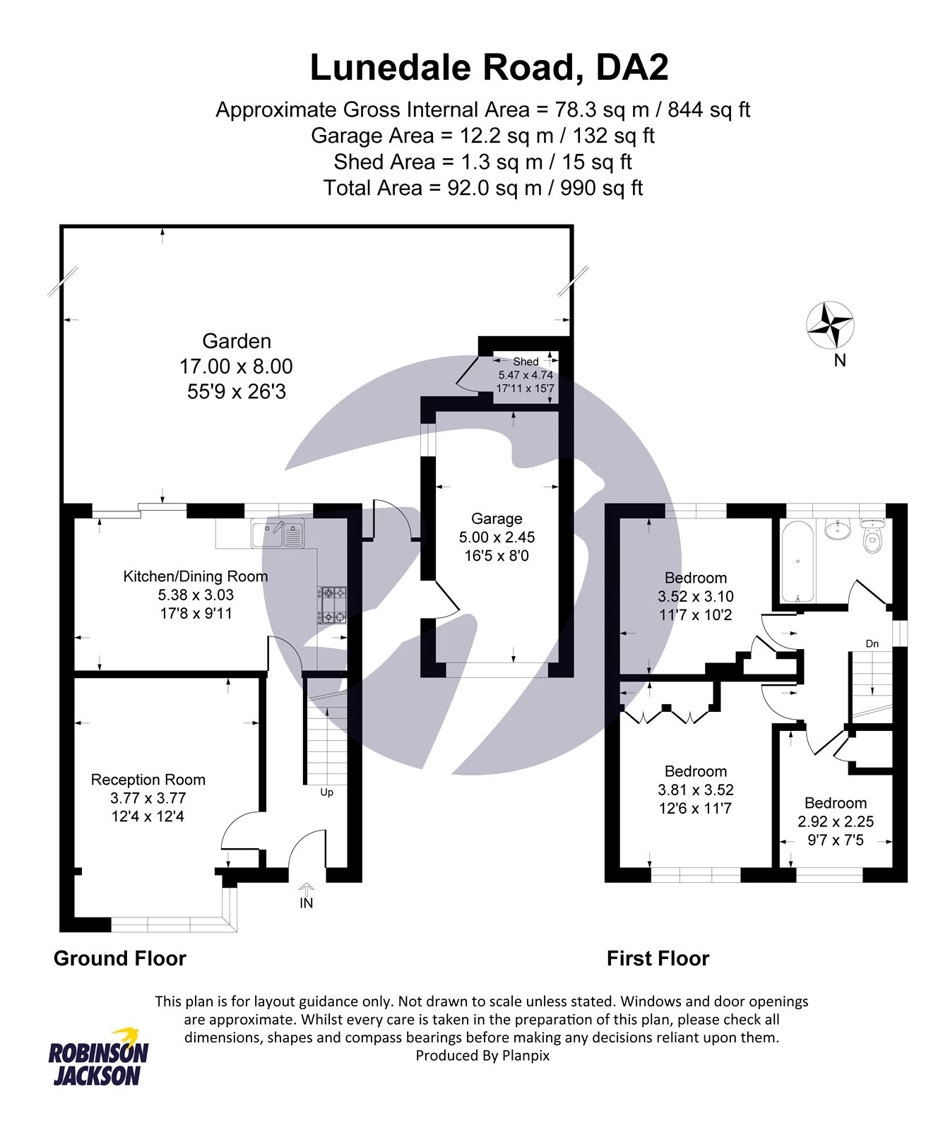 119, Lunedale Road, Dartford floorplan