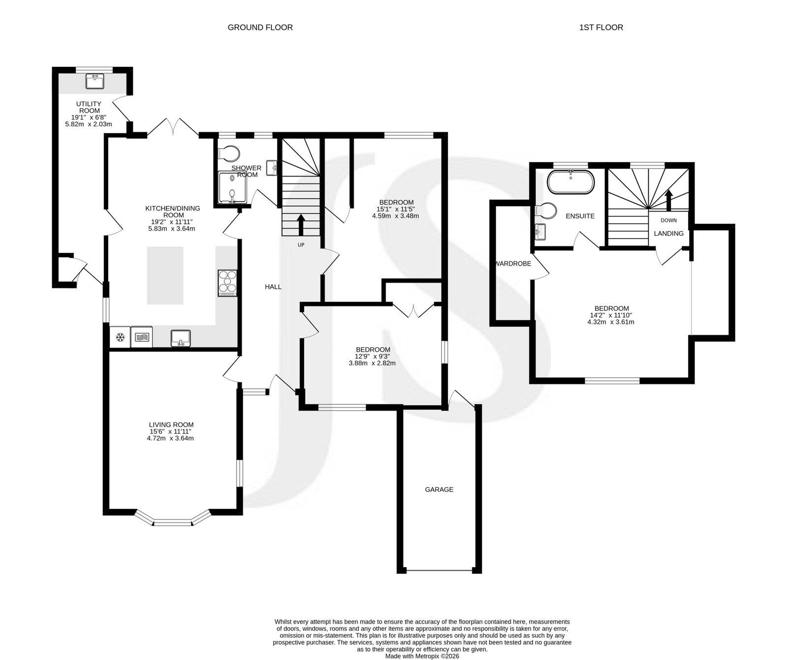 7, Oak Close, Worthing floorplan