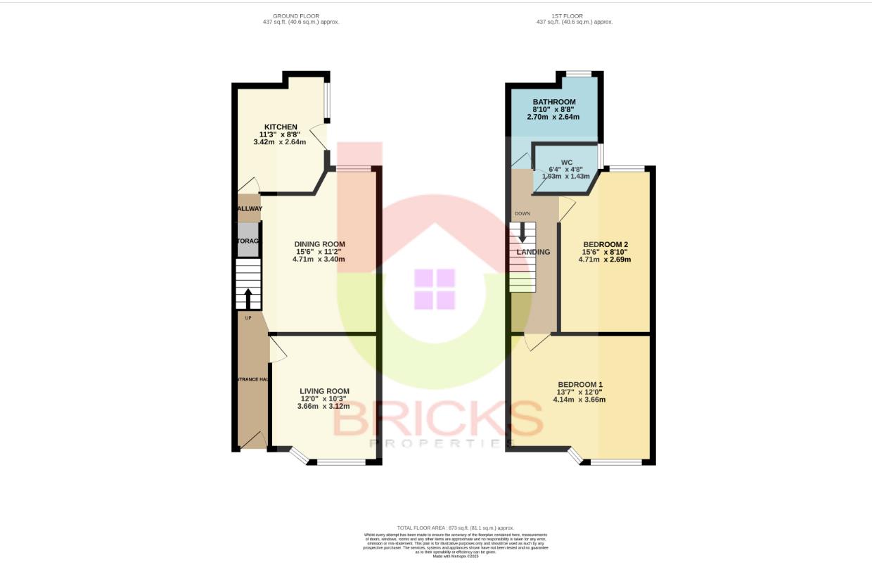 98, South Street, Manchester floorplan