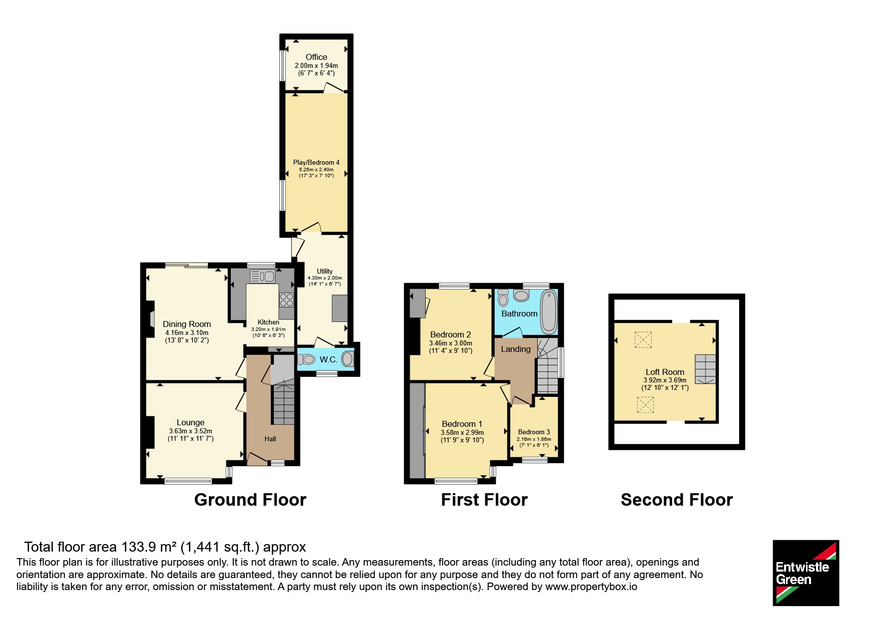 22, Tranmere Crescent, Morecambe floorplan
