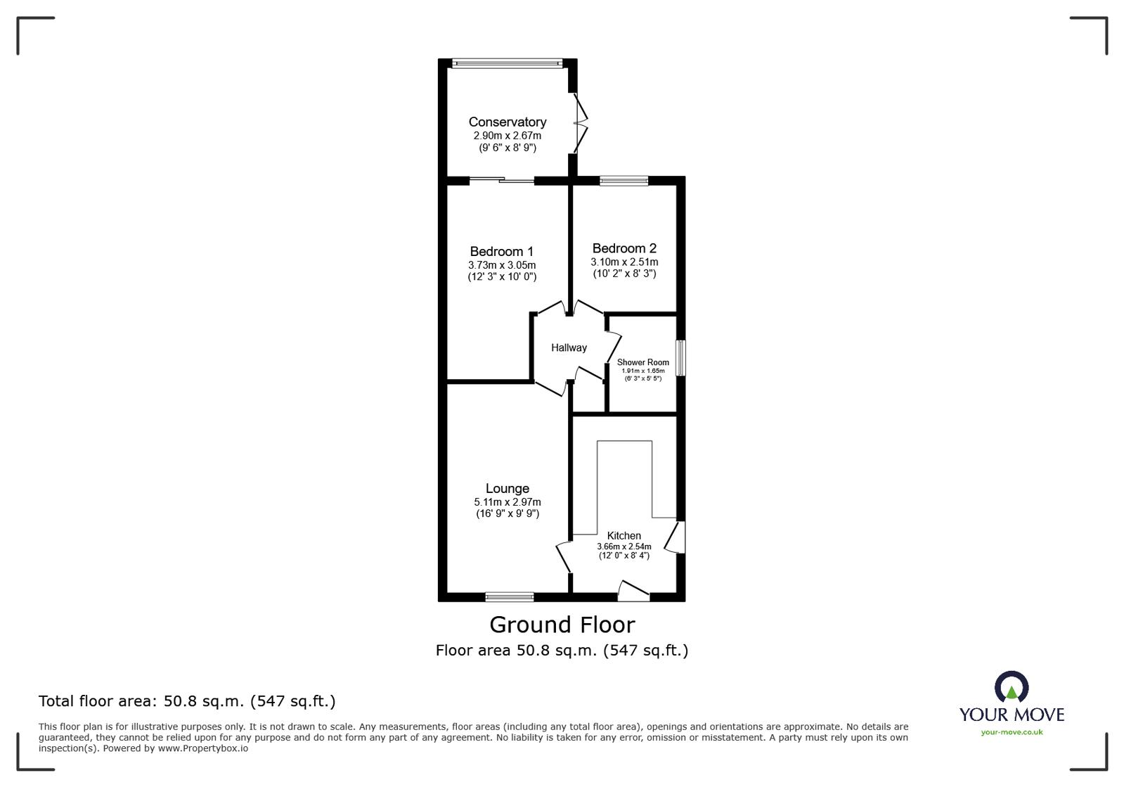 3, Milton Avenue, Swadlincote floorplan