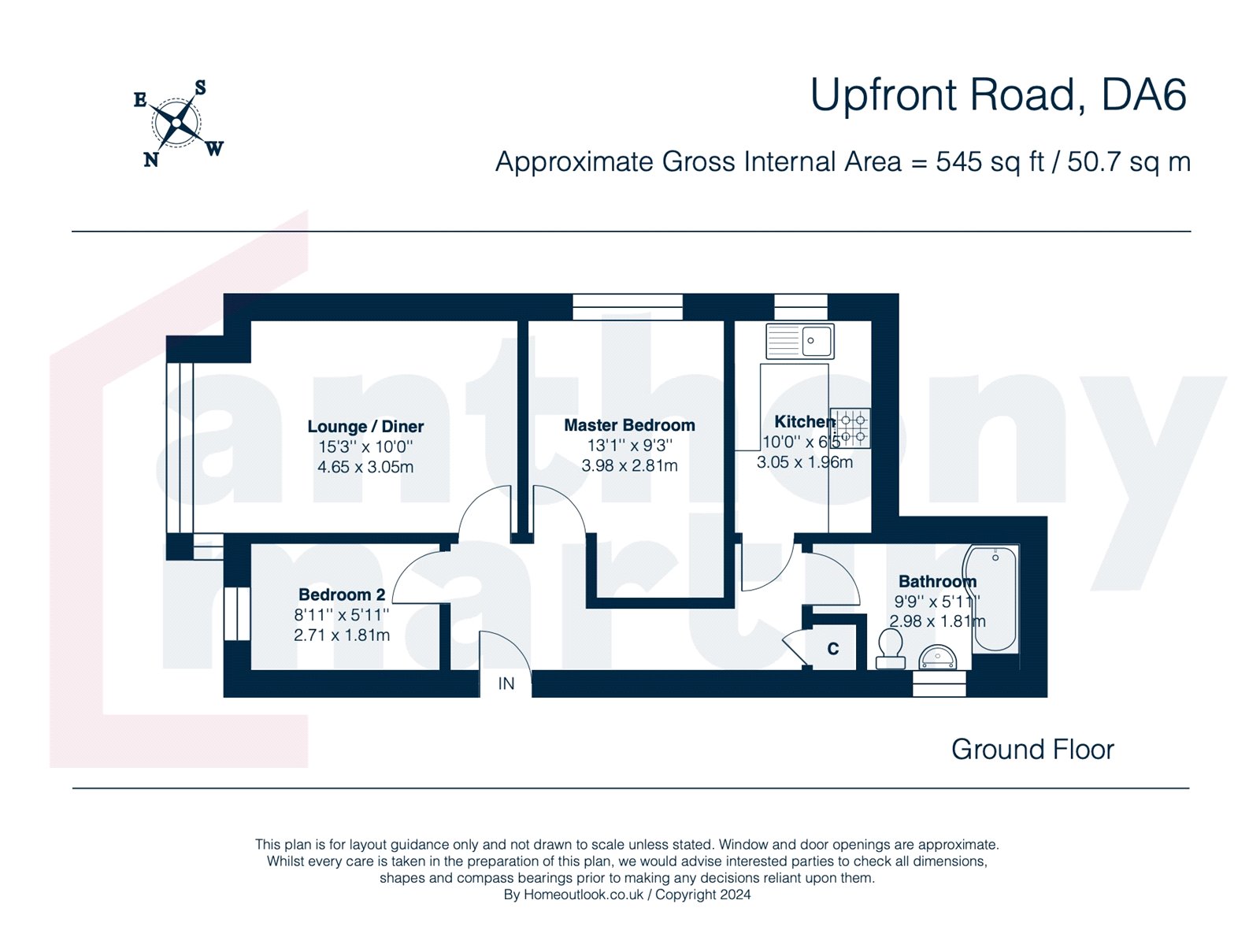 52a, Upton Road, Kent floorplan