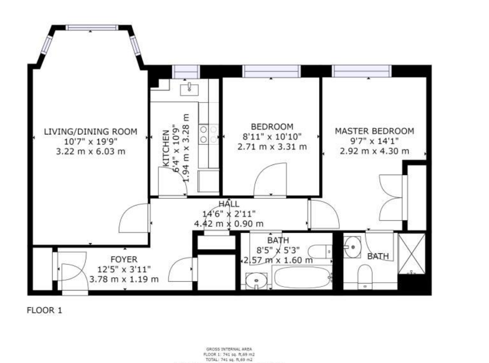 22, Rowland Hill Court, Oxford floorplan