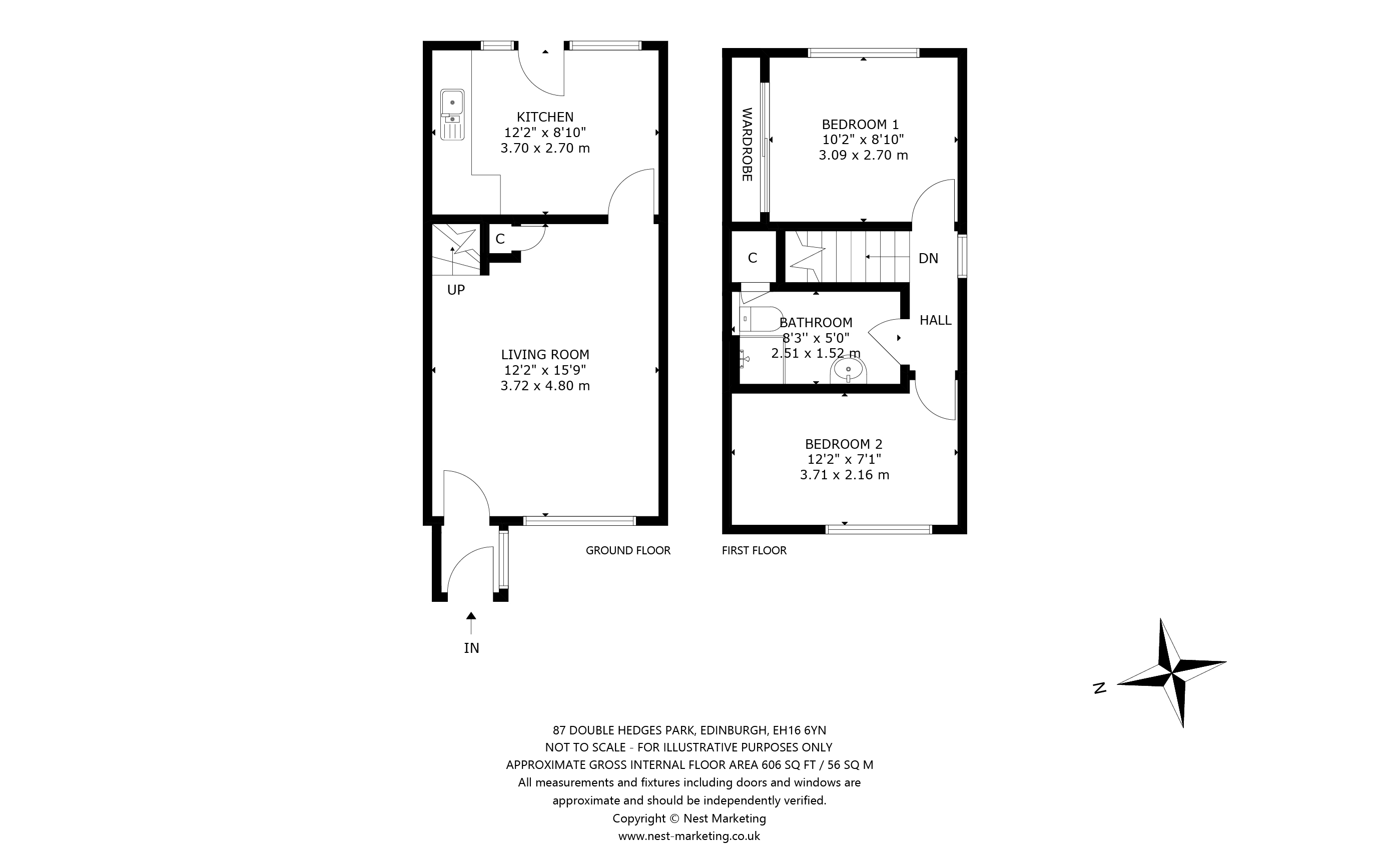87, Double Hedges Park, Edinburgh floorplan