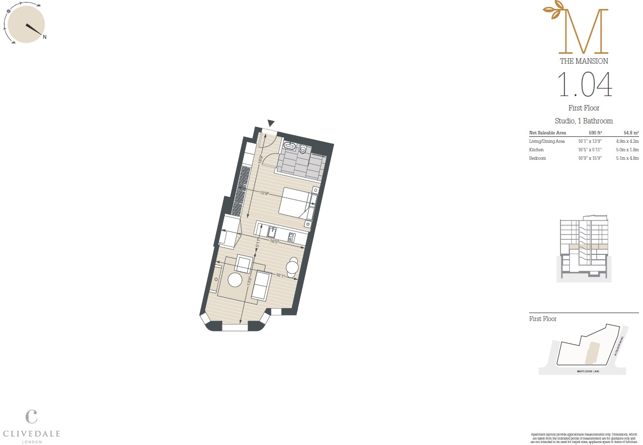 0 Bedrooms Studio for sale in The Mansion, 9 Marylebone Lane W1G