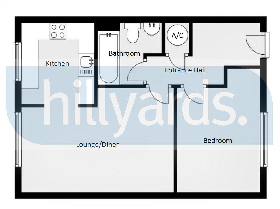 1 Bedrooms Flat to rent in Oat Close, Aylesbury HP21