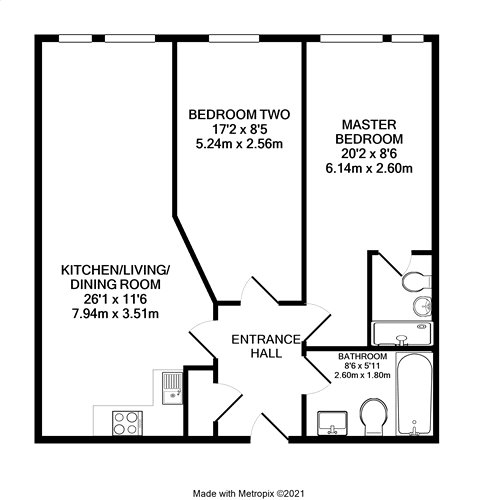 1,, Lavenir, Bracknell floorplan