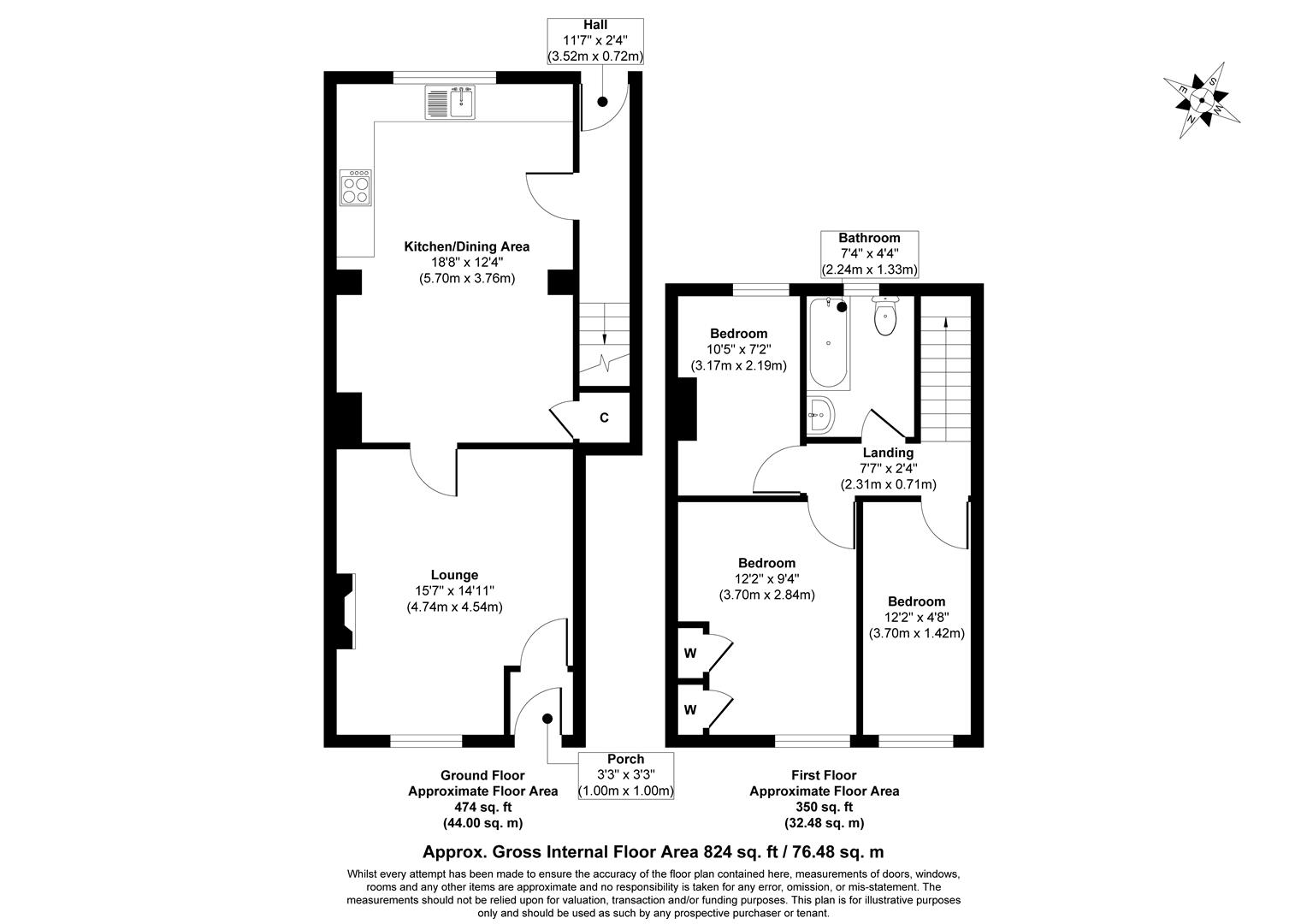00, Albert Terrace, Durham floorplan