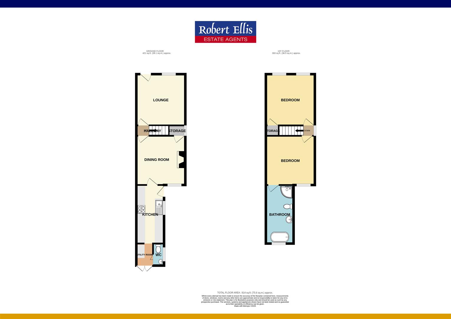 62, Station Road, Derbyshire floorplan